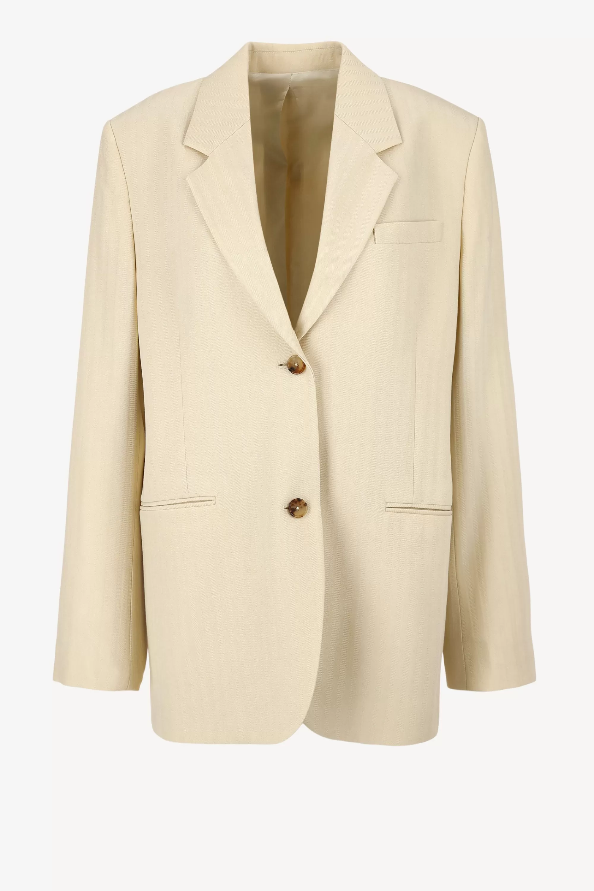 Frauen Toteme Blazer Herringbone In Sand