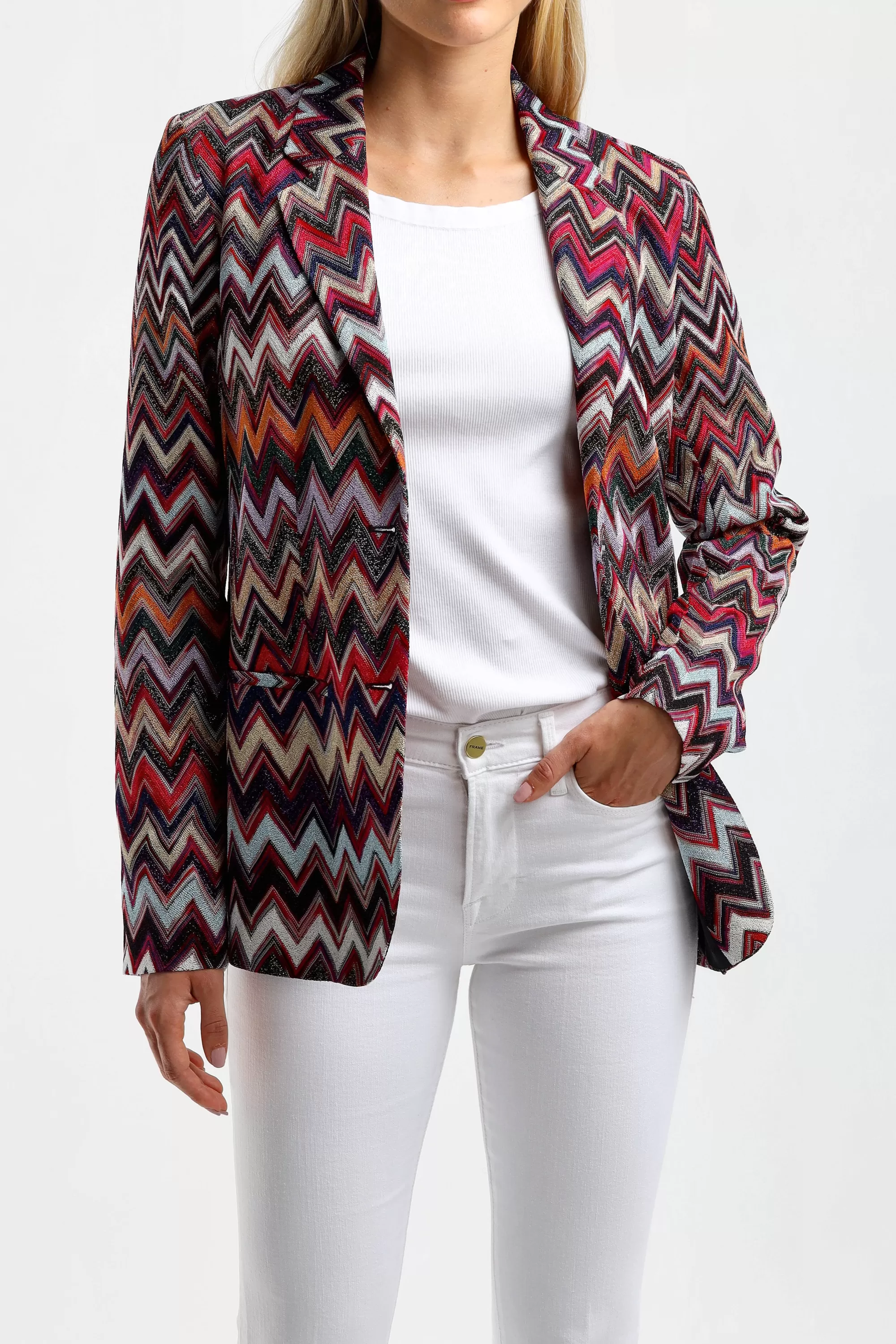 Frauen Missoni Blazer In Pink/Schwarz