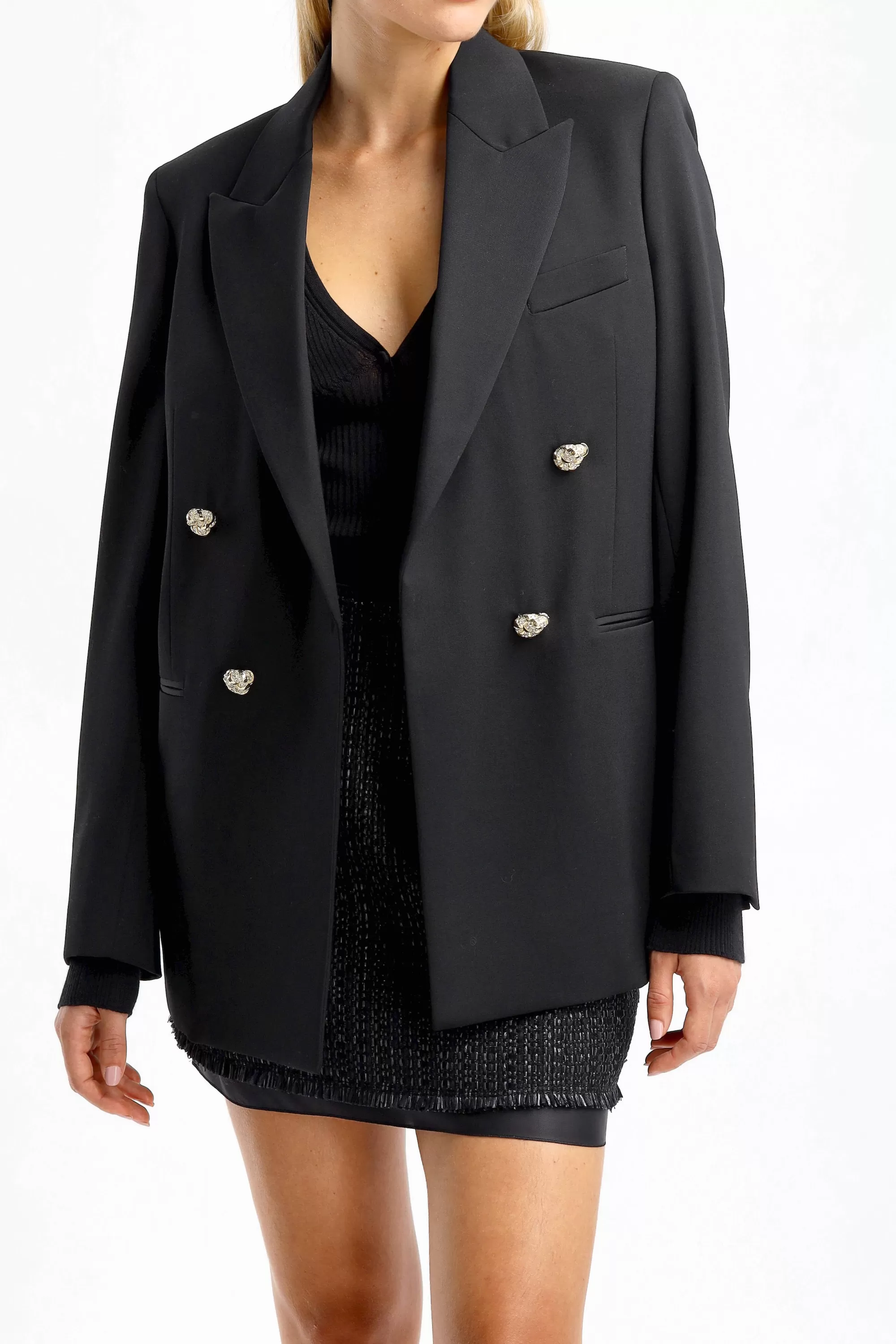 Frauen Lanvin Blazer Knot In Schwarz