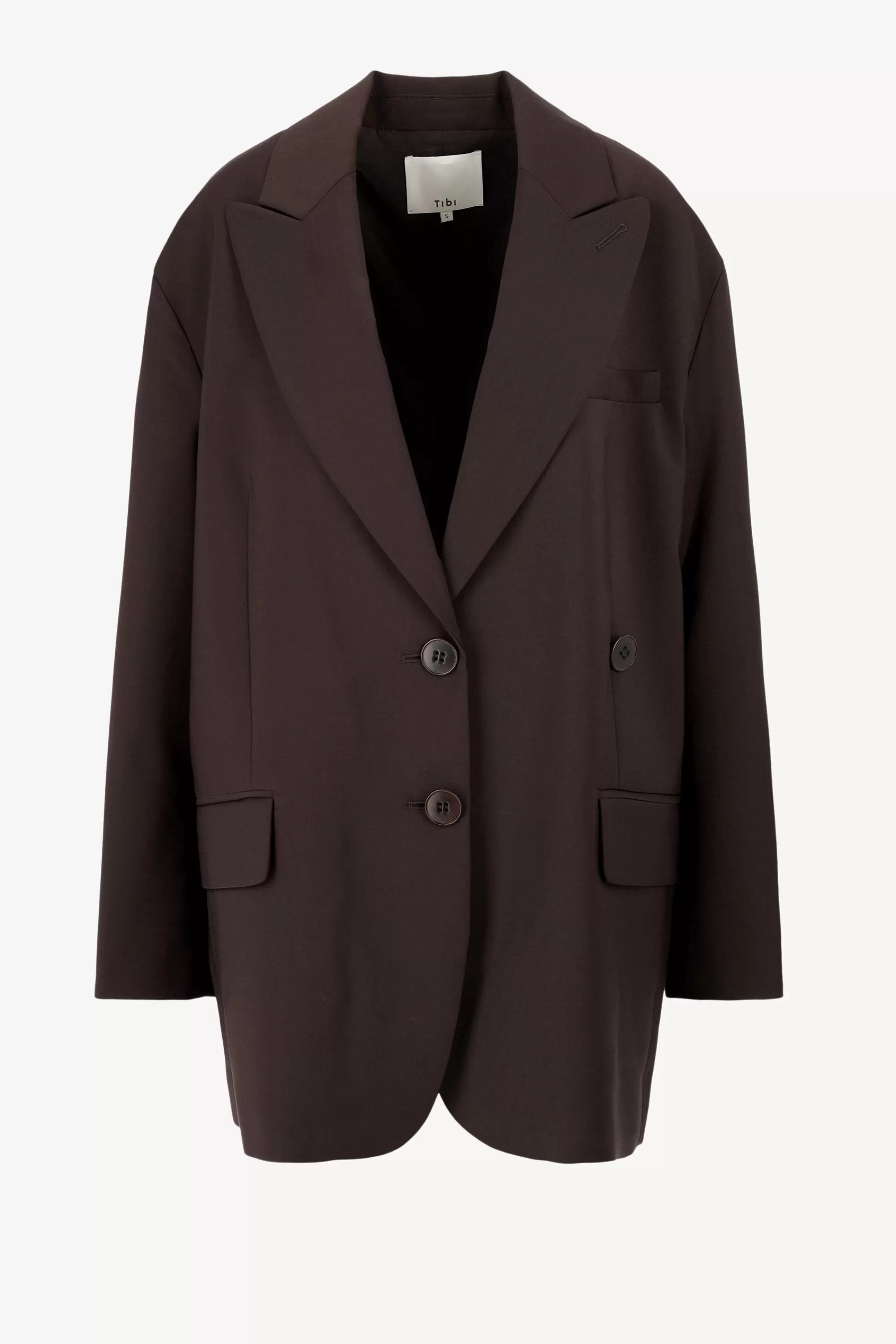 Frauen Tibi Blazer Liam In Dark Brown