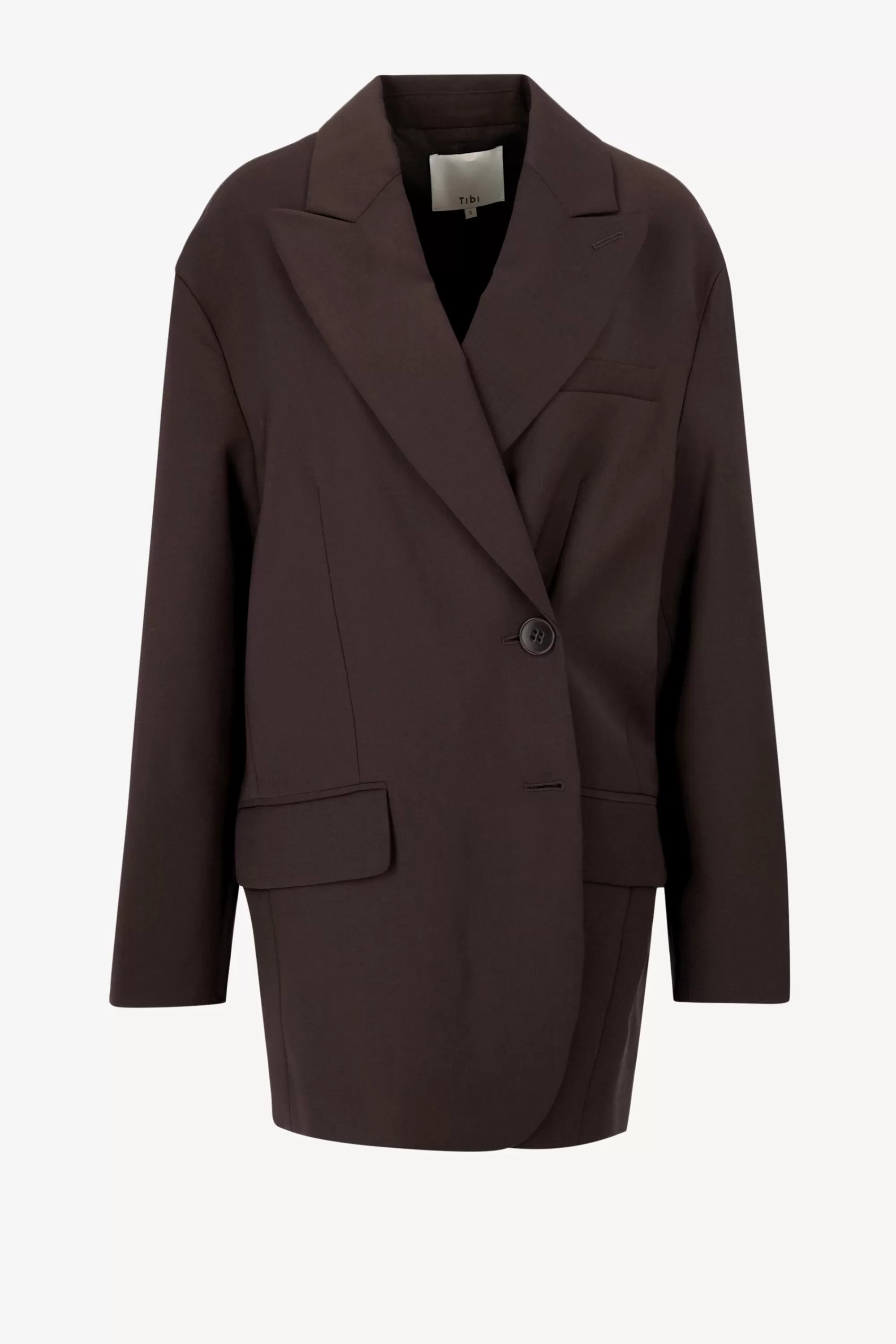 Frauen Tibi Blazer Liam In Dark Brown