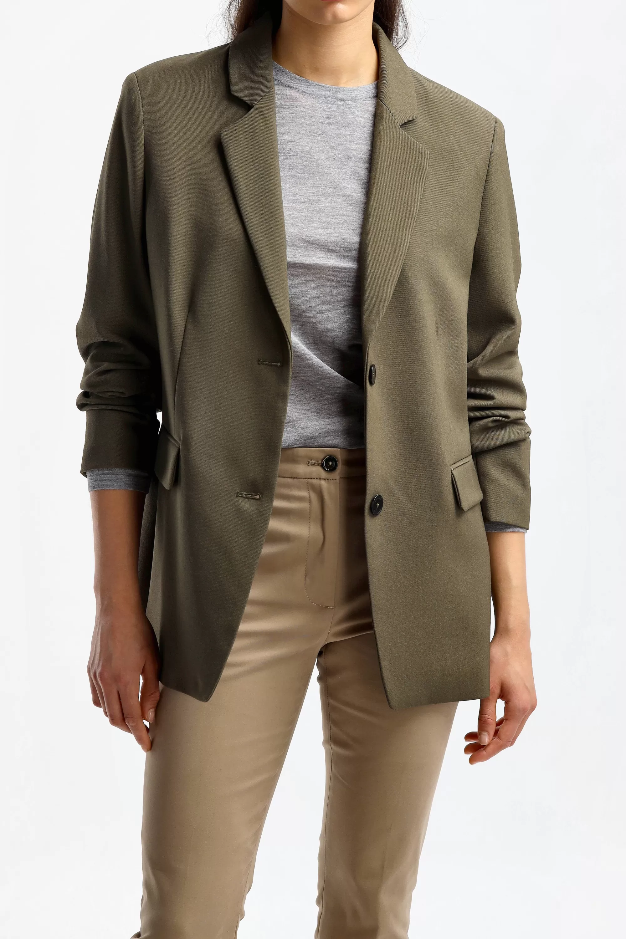 Frauen Closed Blazer Lola In Army Green