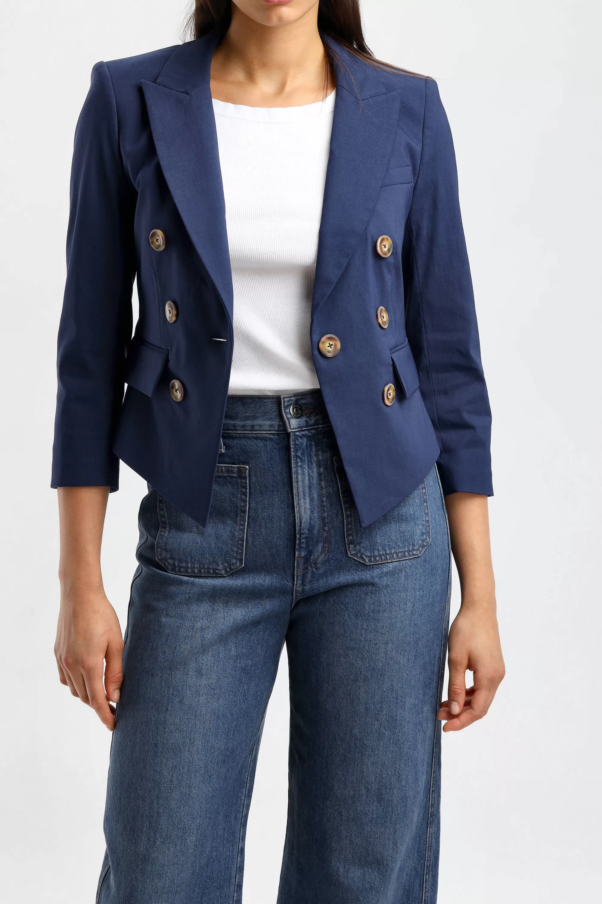 Frauen Veronica Beard Blazer Lutece Dickey In Marine