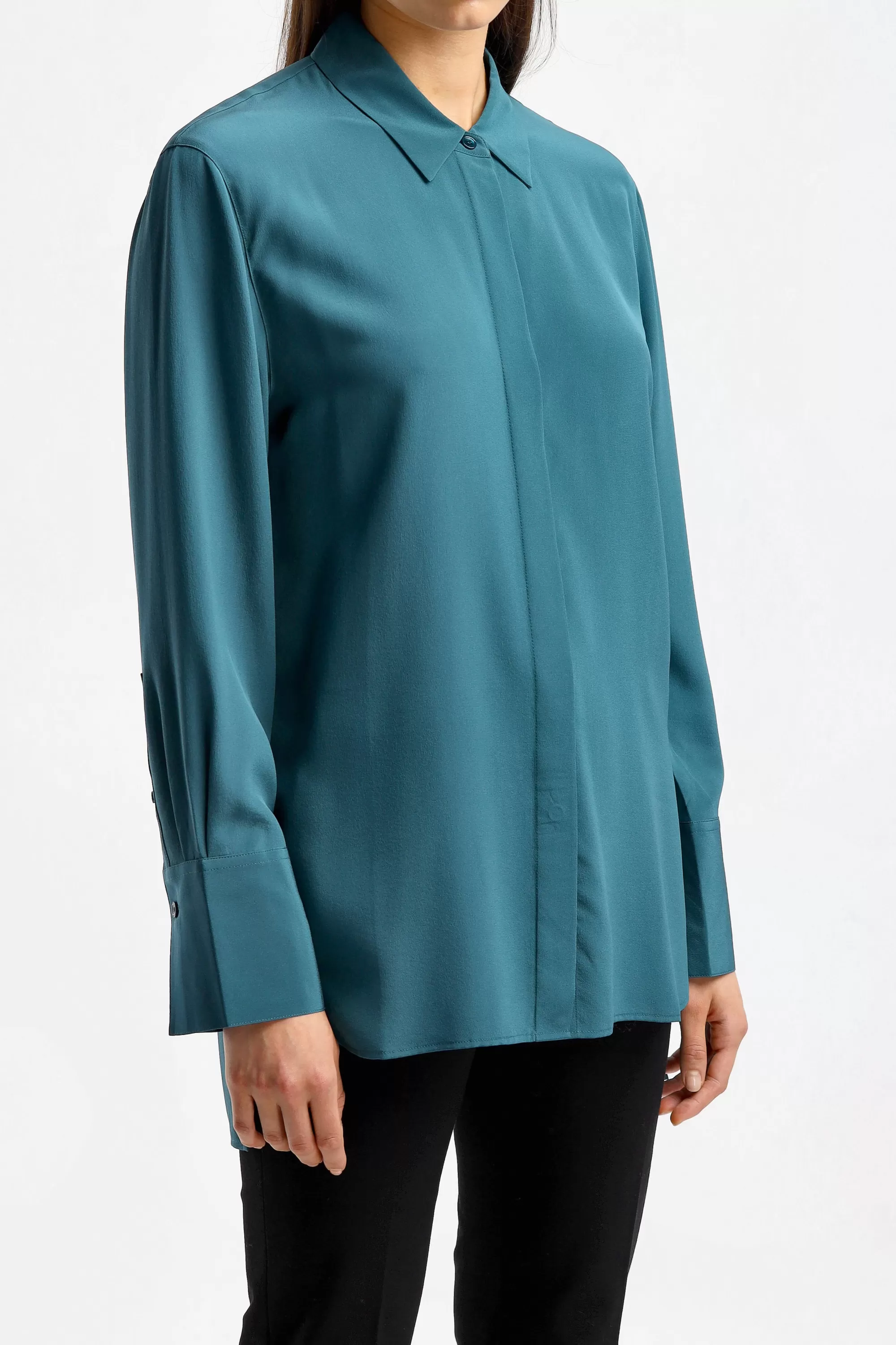 Frauen Joseph Bluse Bold In Dark Teal