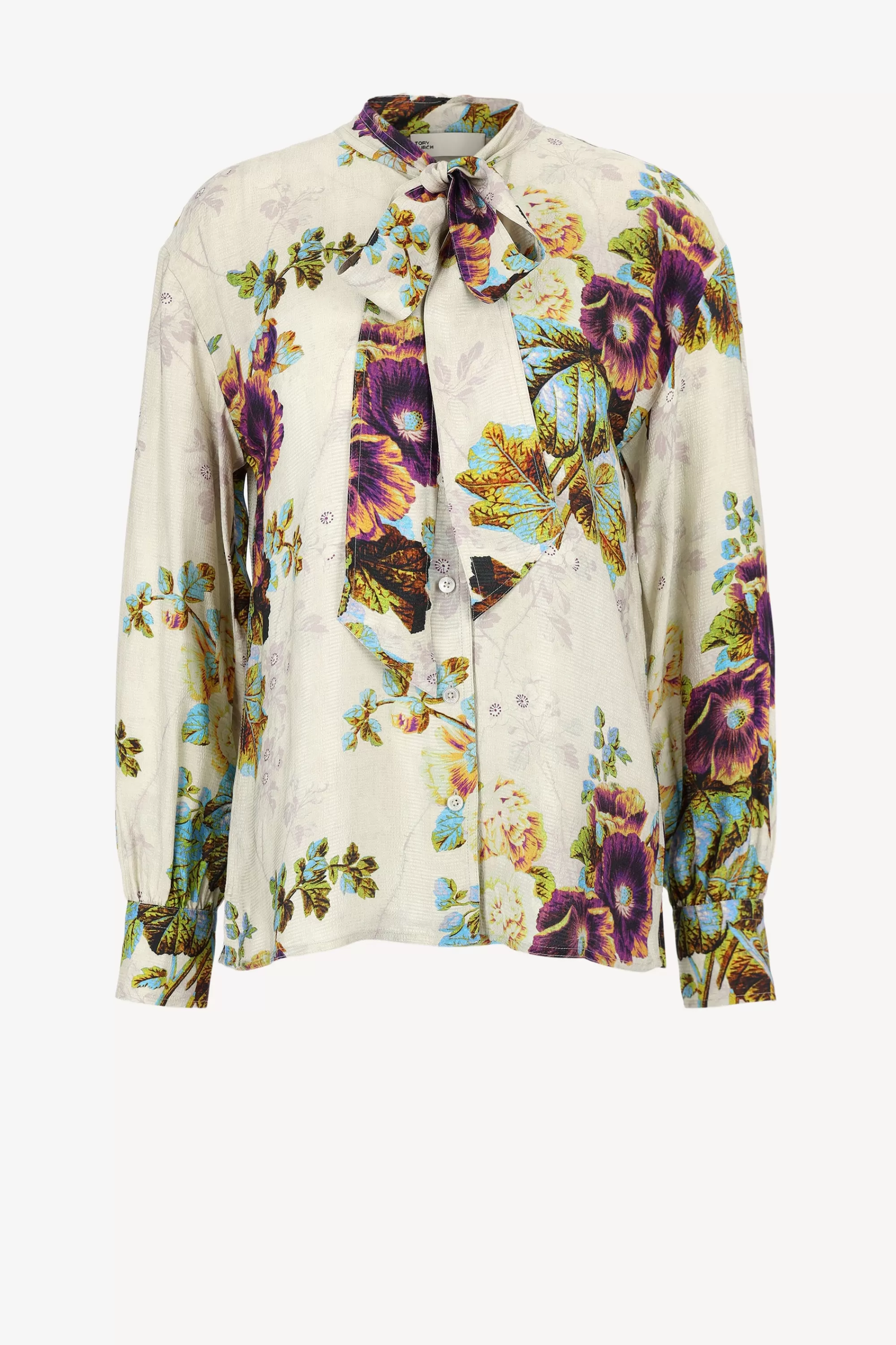 Frauen Tory Burch Bluse Bow In Traditional Floral