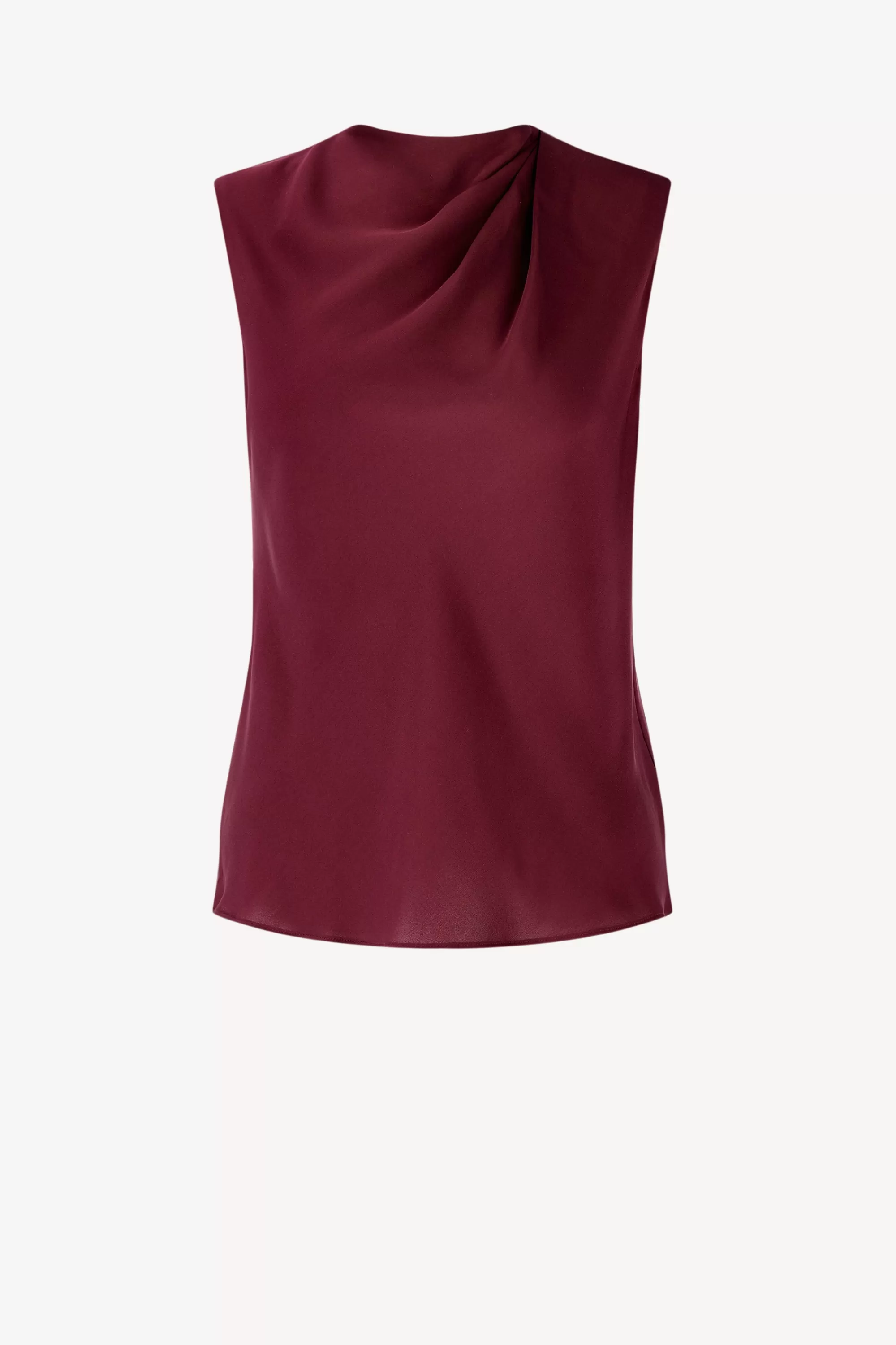 Frauen Vince Bluse Cascade In Cherry Wine