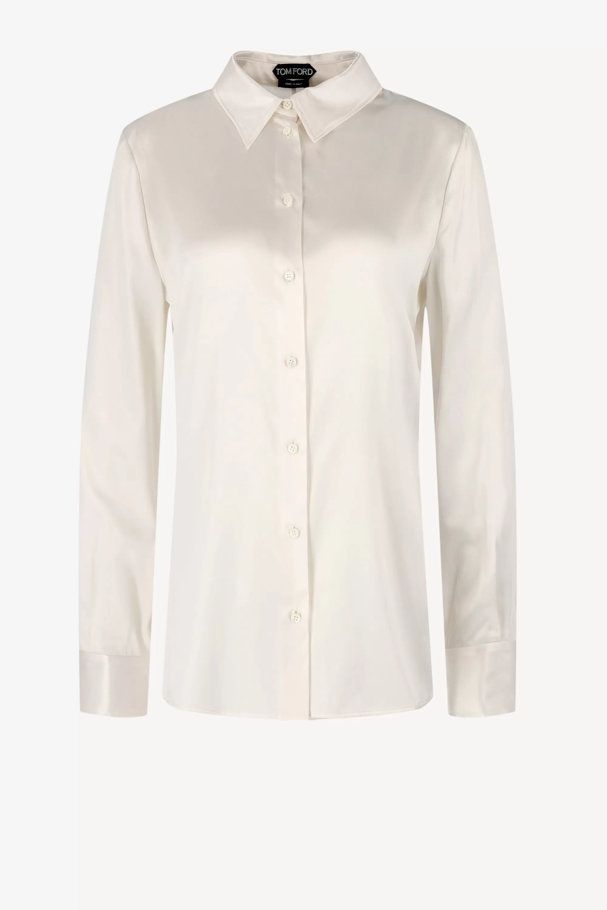 Frauen Tom Ford Bluse Pearl In Chalk