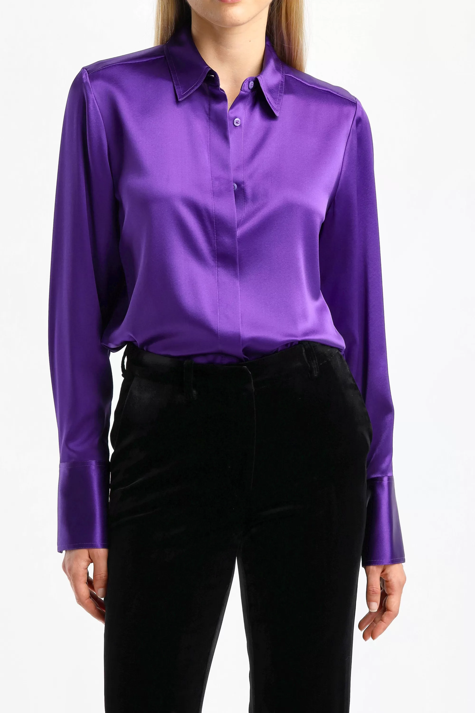 Frauen DMN Bluse Regina In Violet