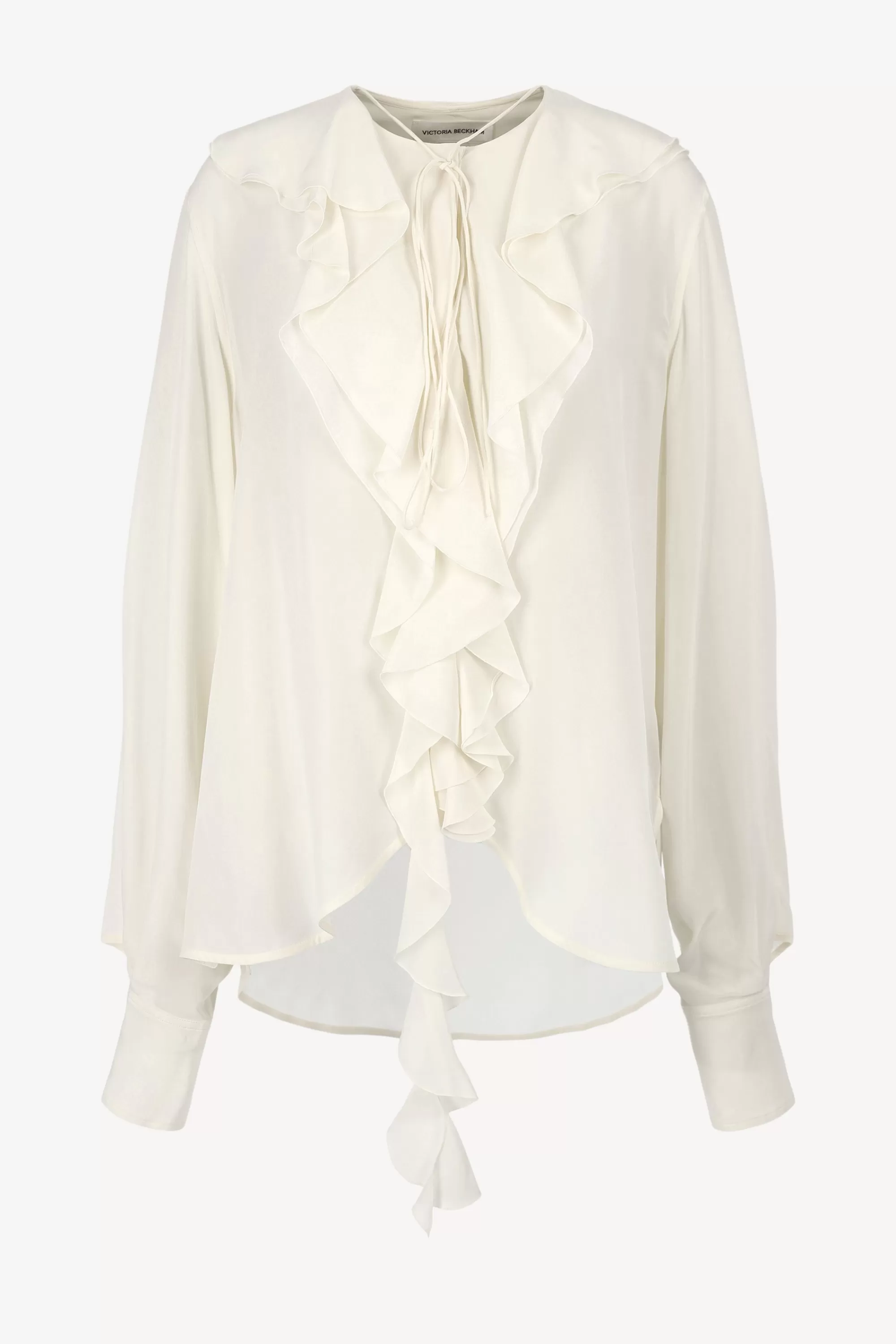 Frauen Victoria Beckham Bluse Romantic In Vanilla