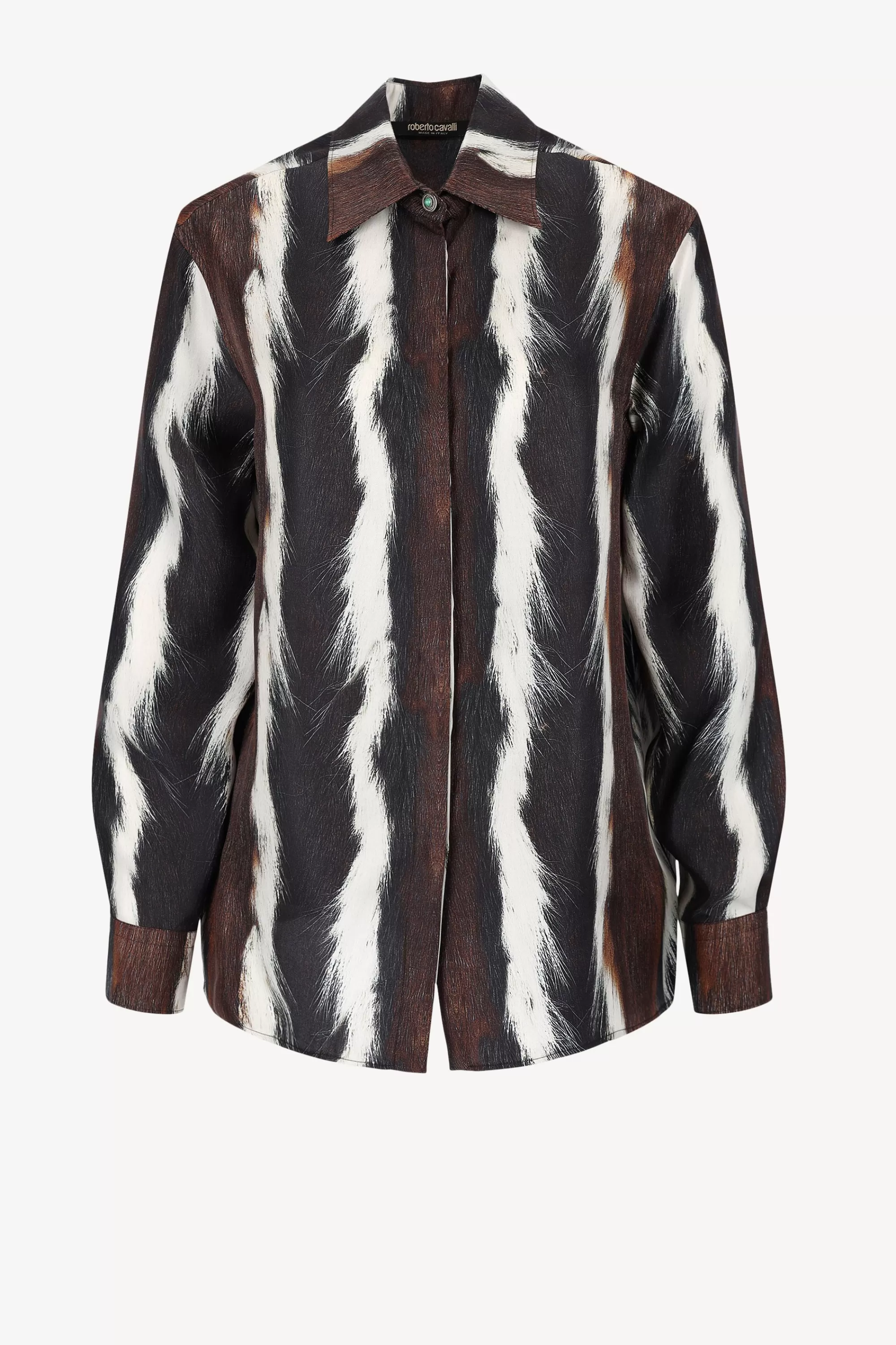 Frauen Roberto Cavalli Bluse Stripes In Multicolor