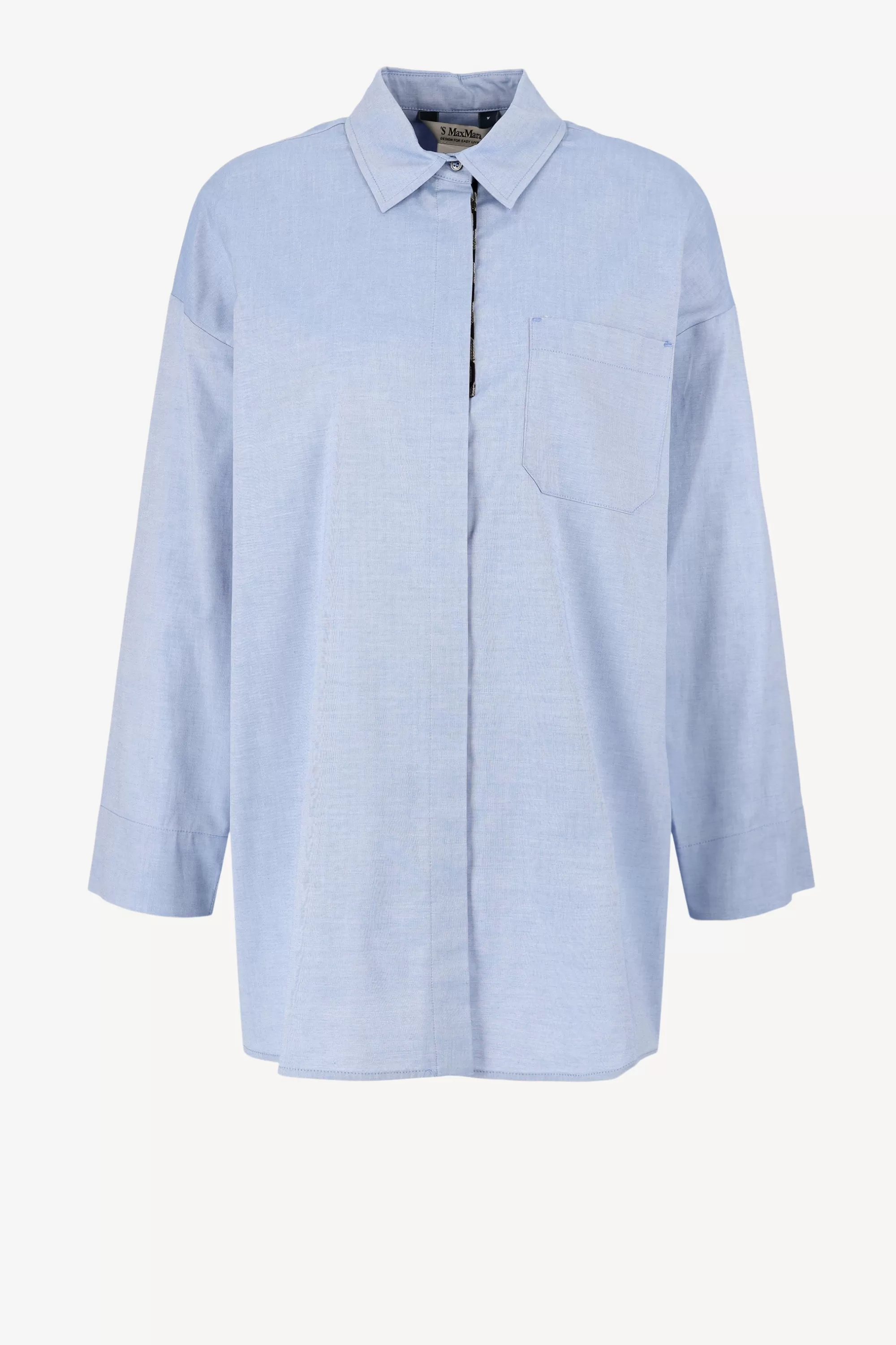 Frauen S Max Mara Bluse Sylvie Oxford In Azurblau