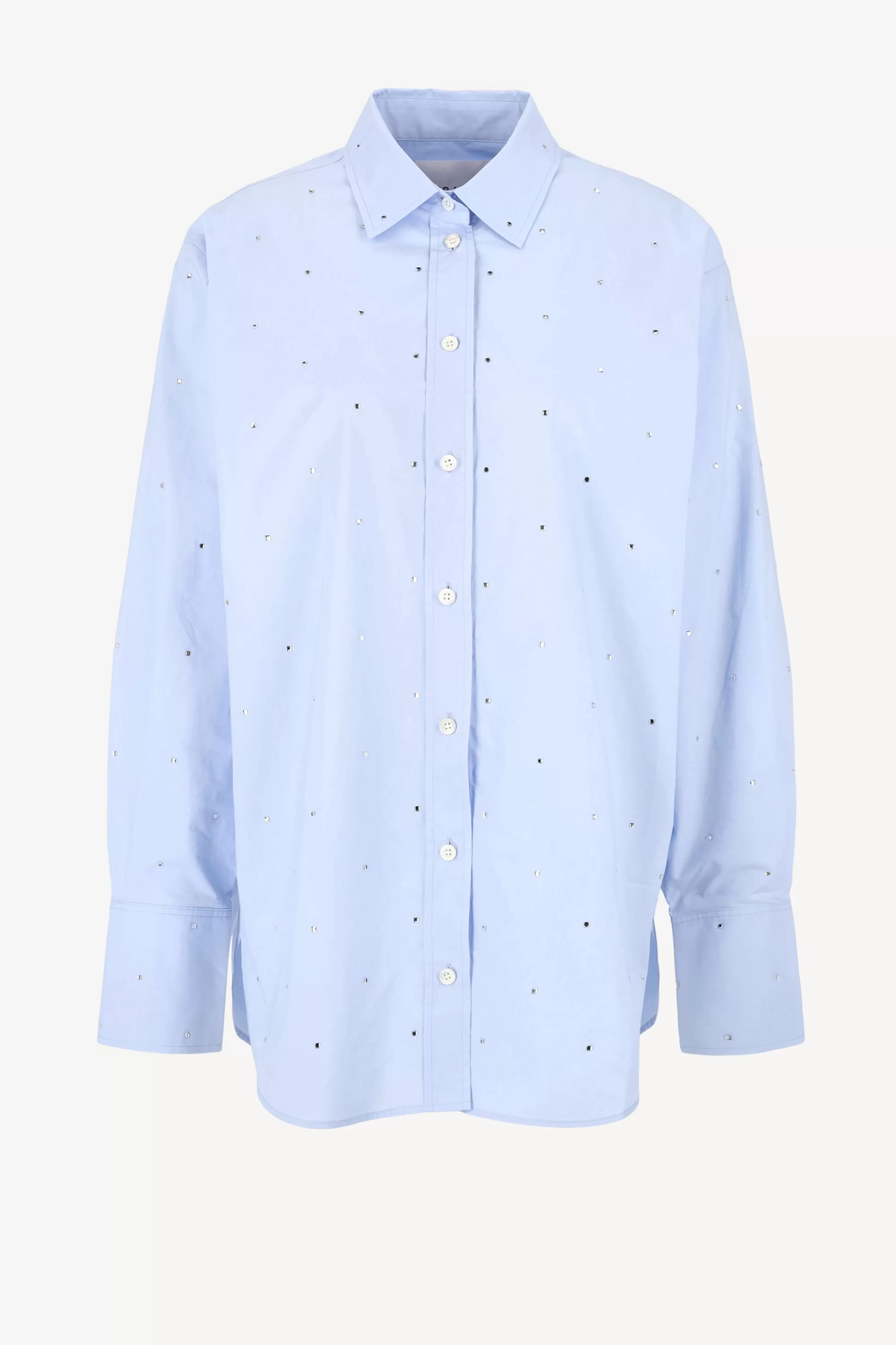 Frauen Frame Bluse The Oversized In Chambray