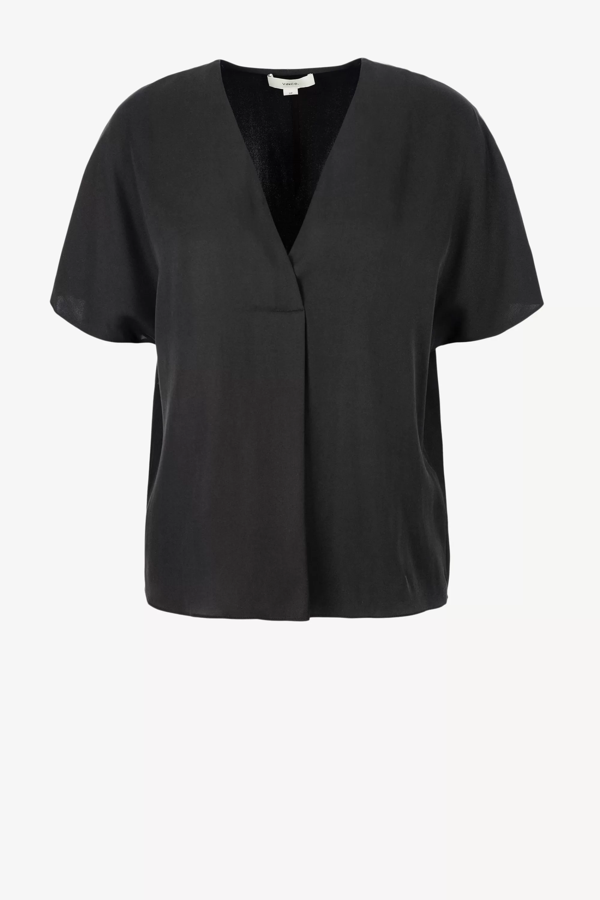 Frauen Vince Bluse V-Neck In Schwarz