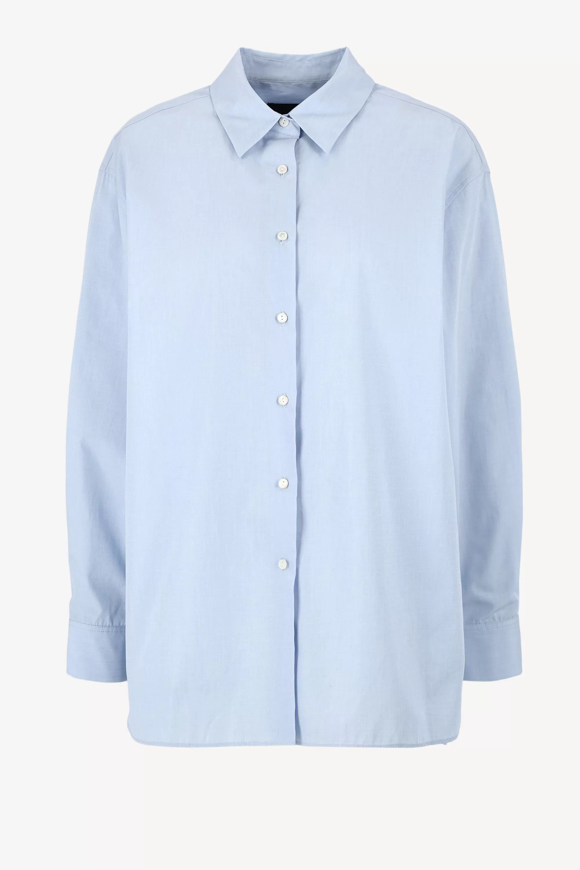 Frauen Nili Lotan Bluse Yorke In Sky Blue