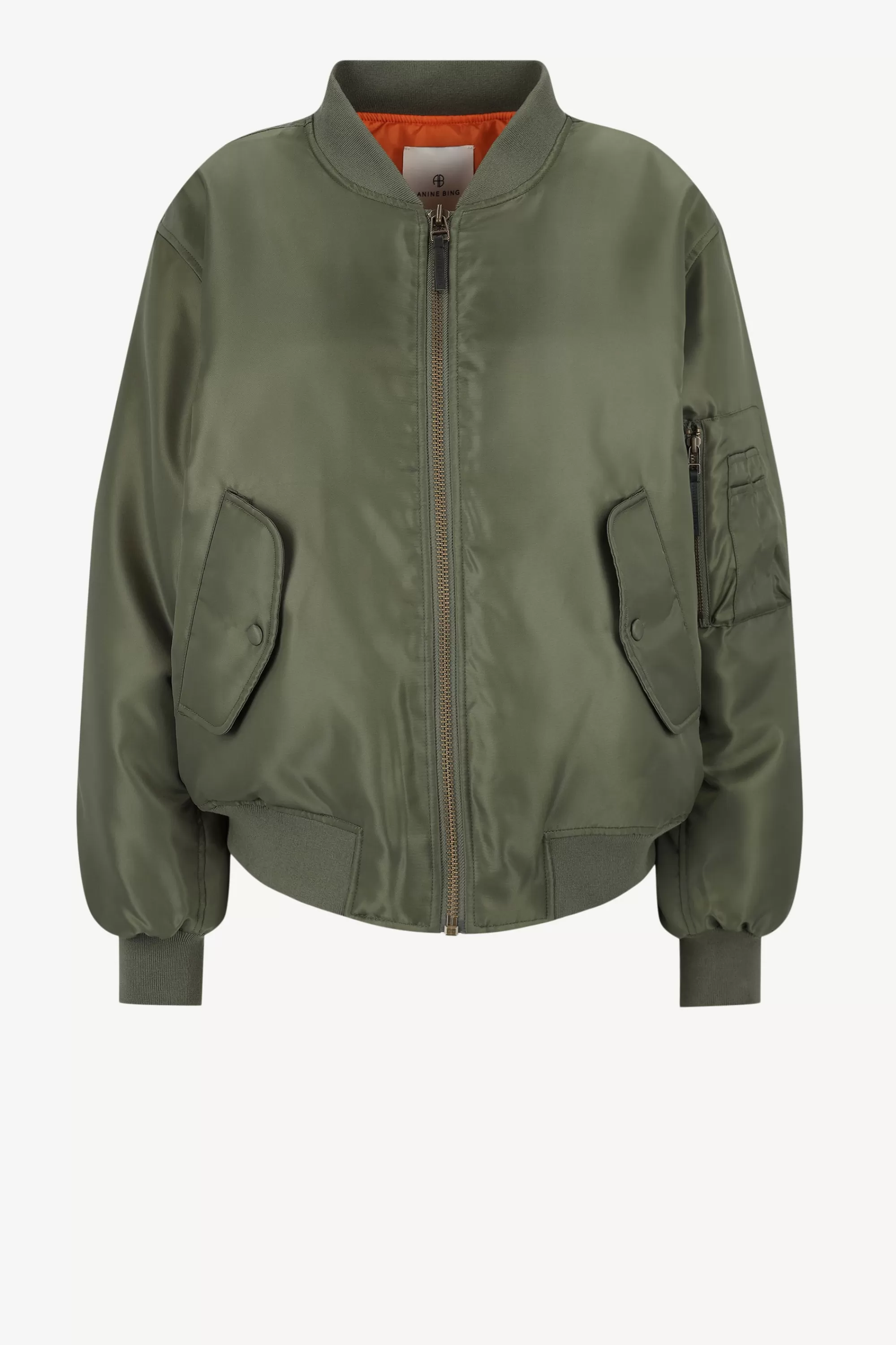 Frauen Anine Bing Bomberjacke Leon In Army Green