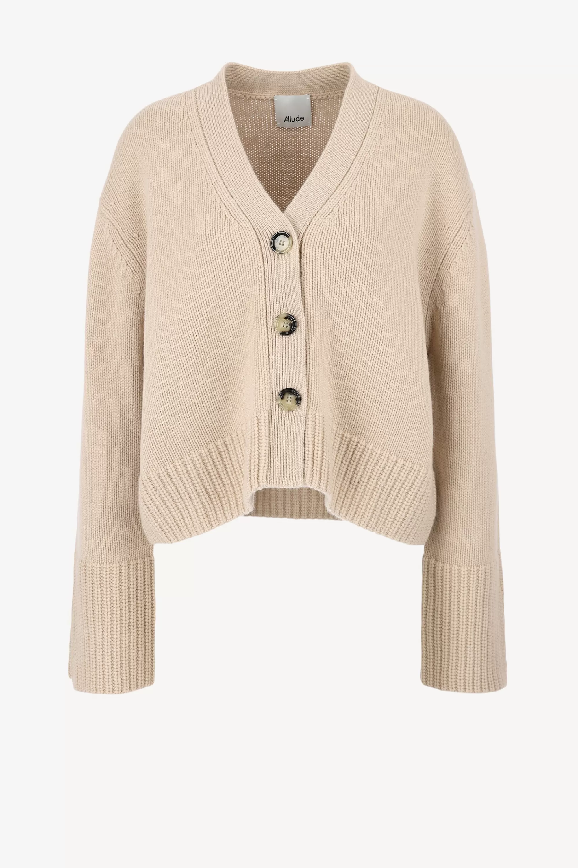 Frauen Allude Cardigan Boxy In Hellbeige