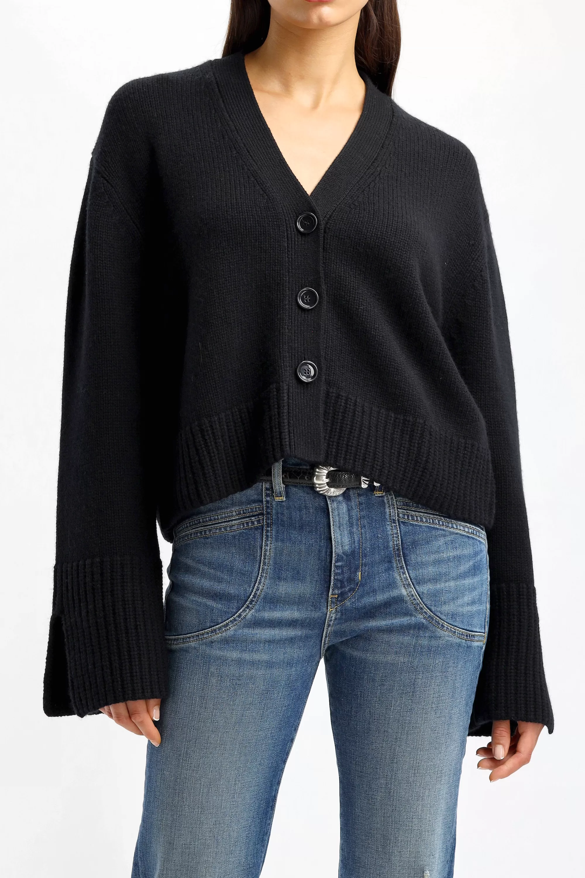 Frauen Allude Cardigan Boxy In Schwarz