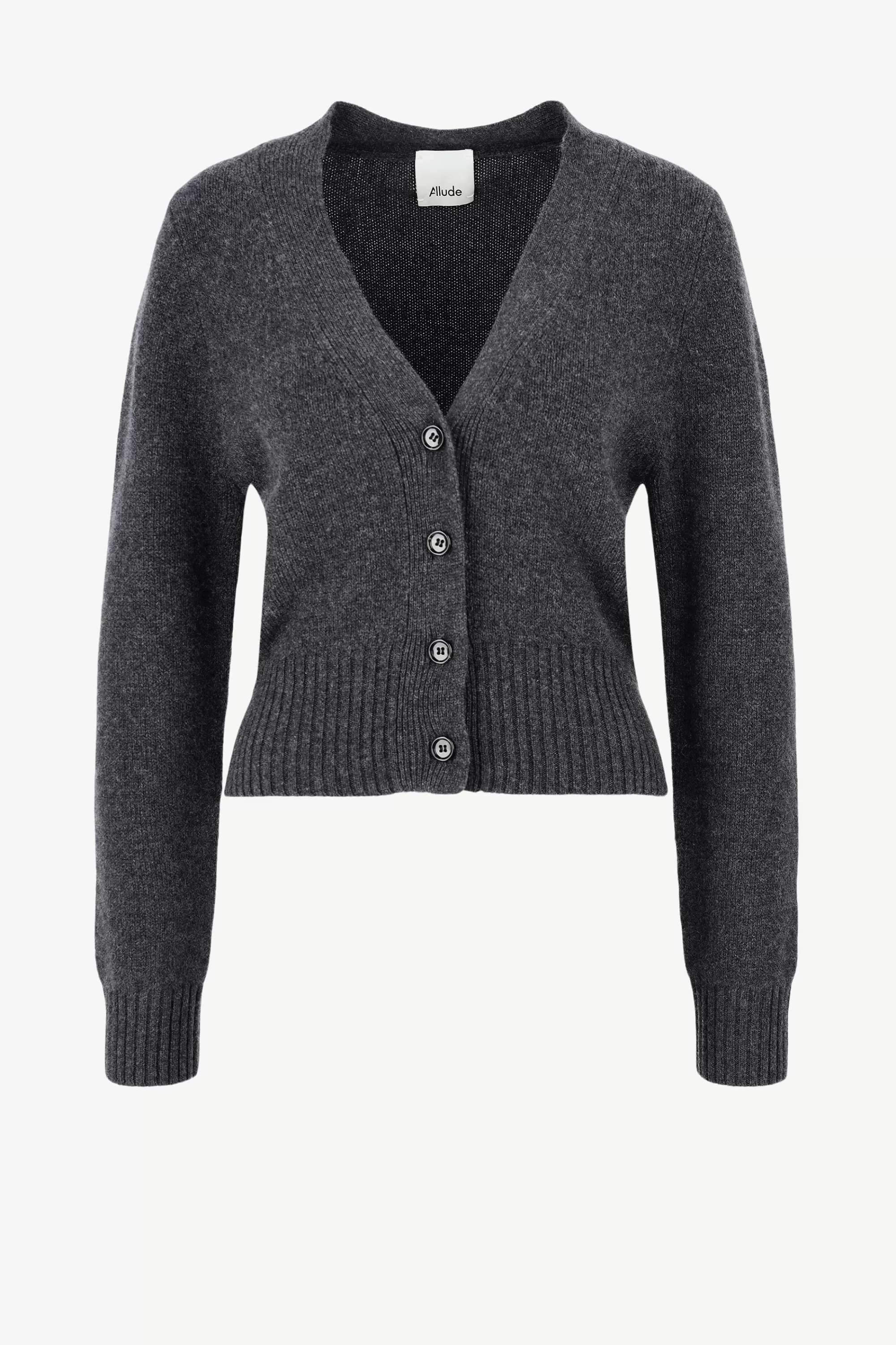 Frauen Allude Cardigan Fitted In Dunkelgrau