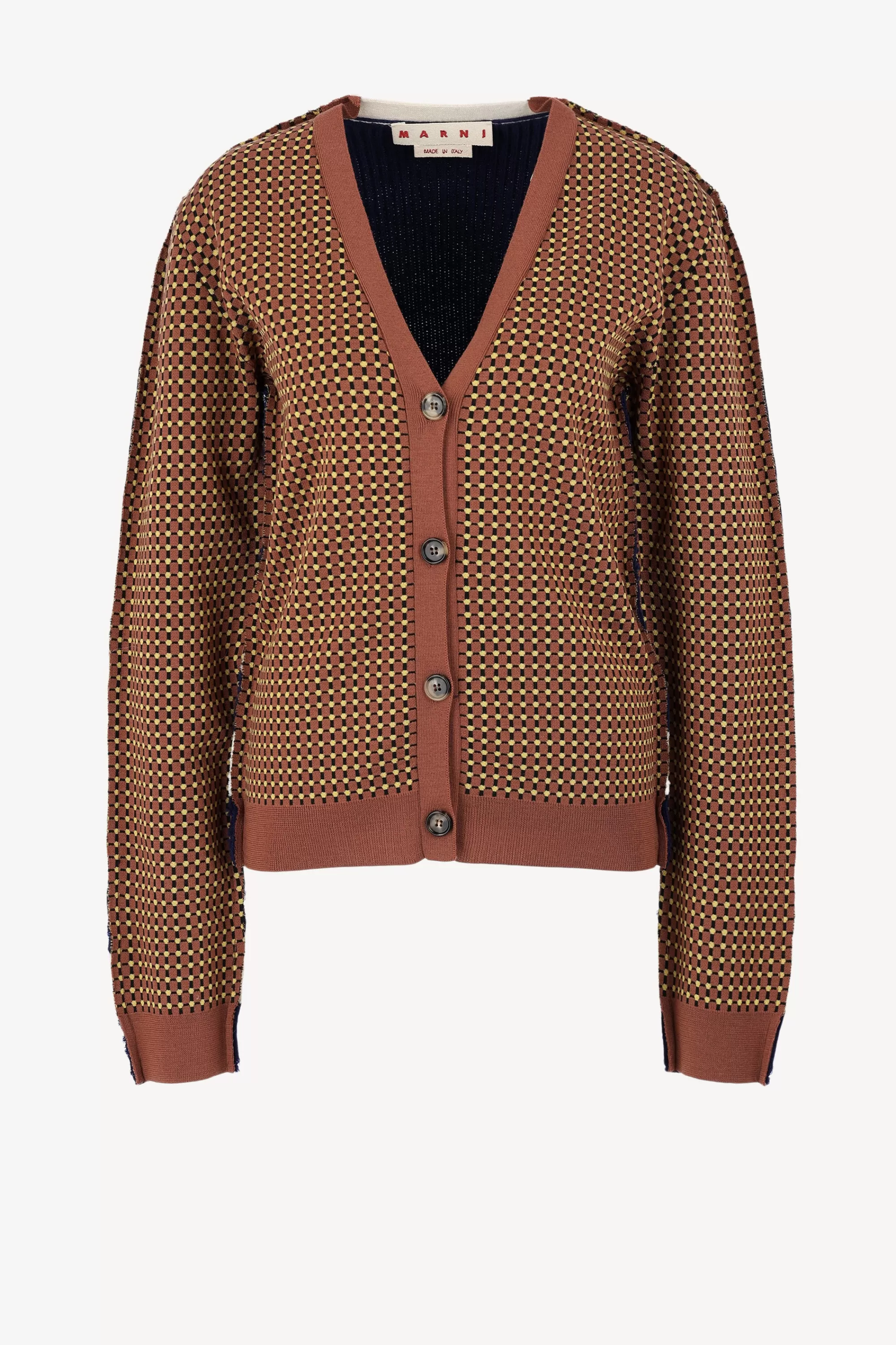 Frauen Marni Cardigan Iconic Half & Half In Multi