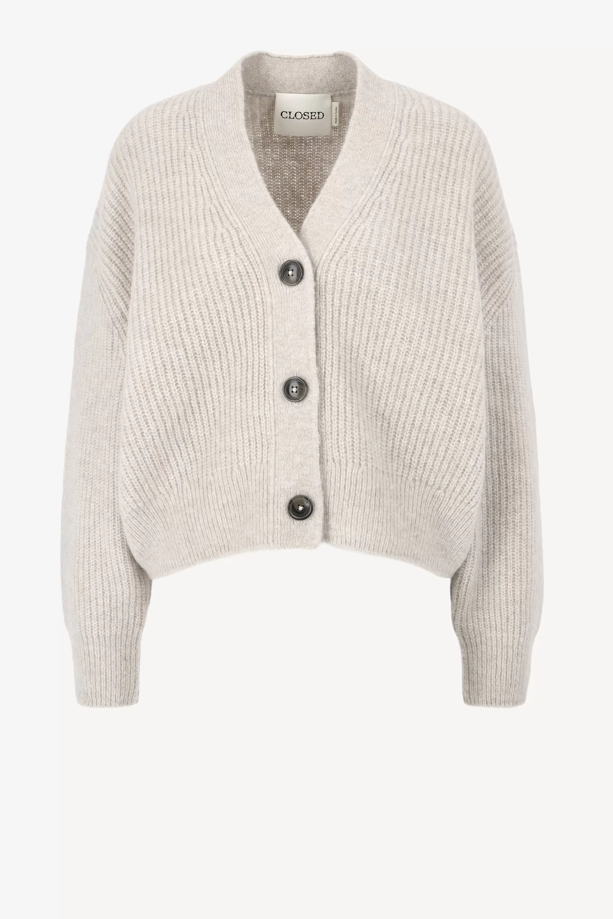 Frauen Closed Cardigan In Sea Grey