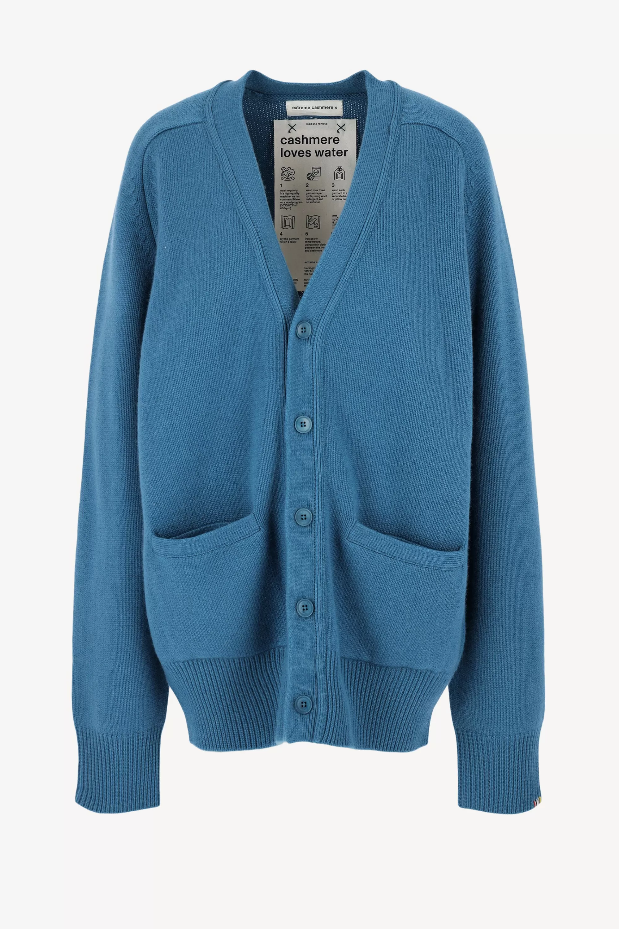 Frauen Extreme Cashmere Cardigan Papilli N° 244 In Agua