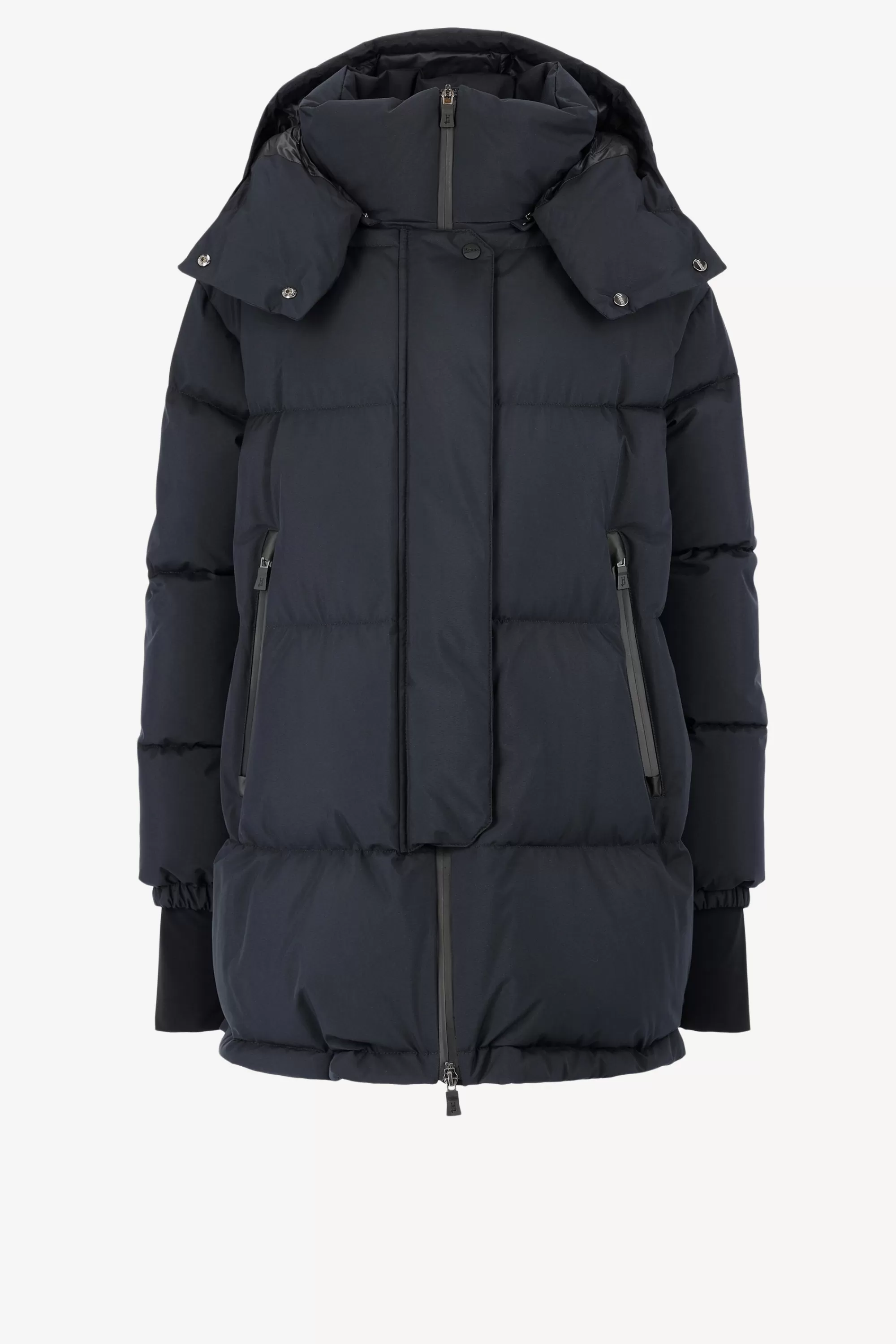 Frauen Herno Daunenjacke Mit Kapuze In Dark Navy