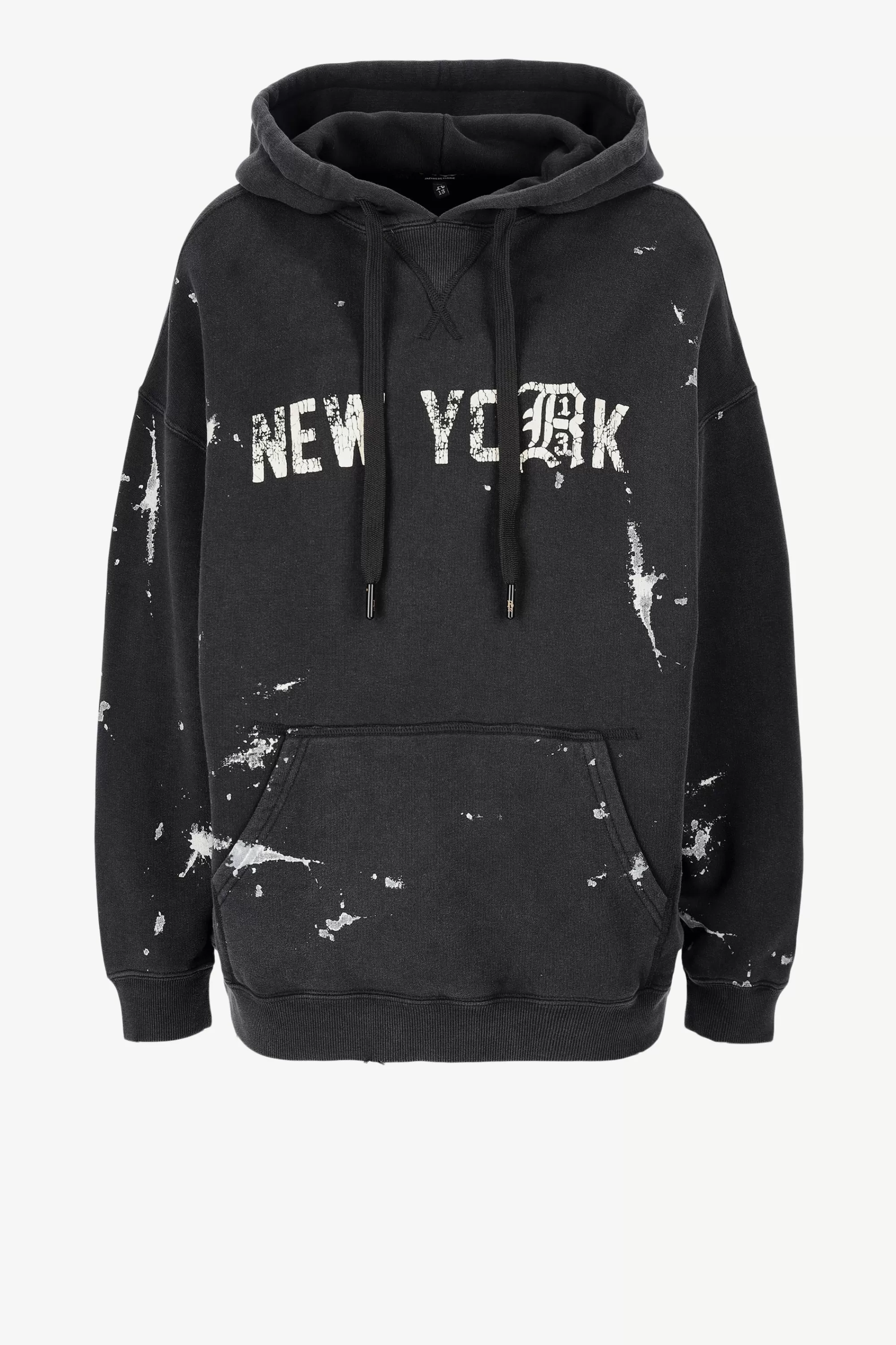 Frauen R13 Hoodie Ny In Acid Black Paint