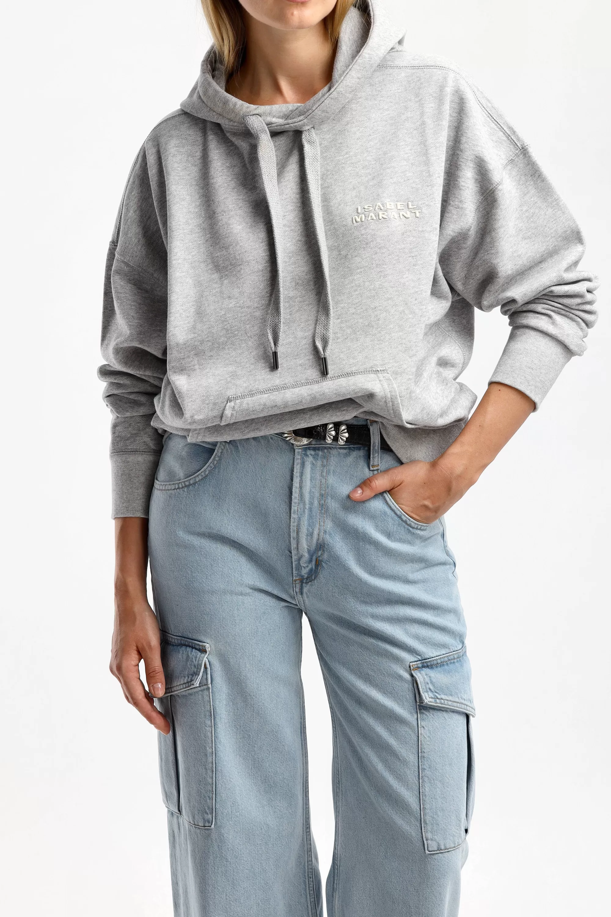 Frauen Isabel Marant Hoodie Scott In Grau