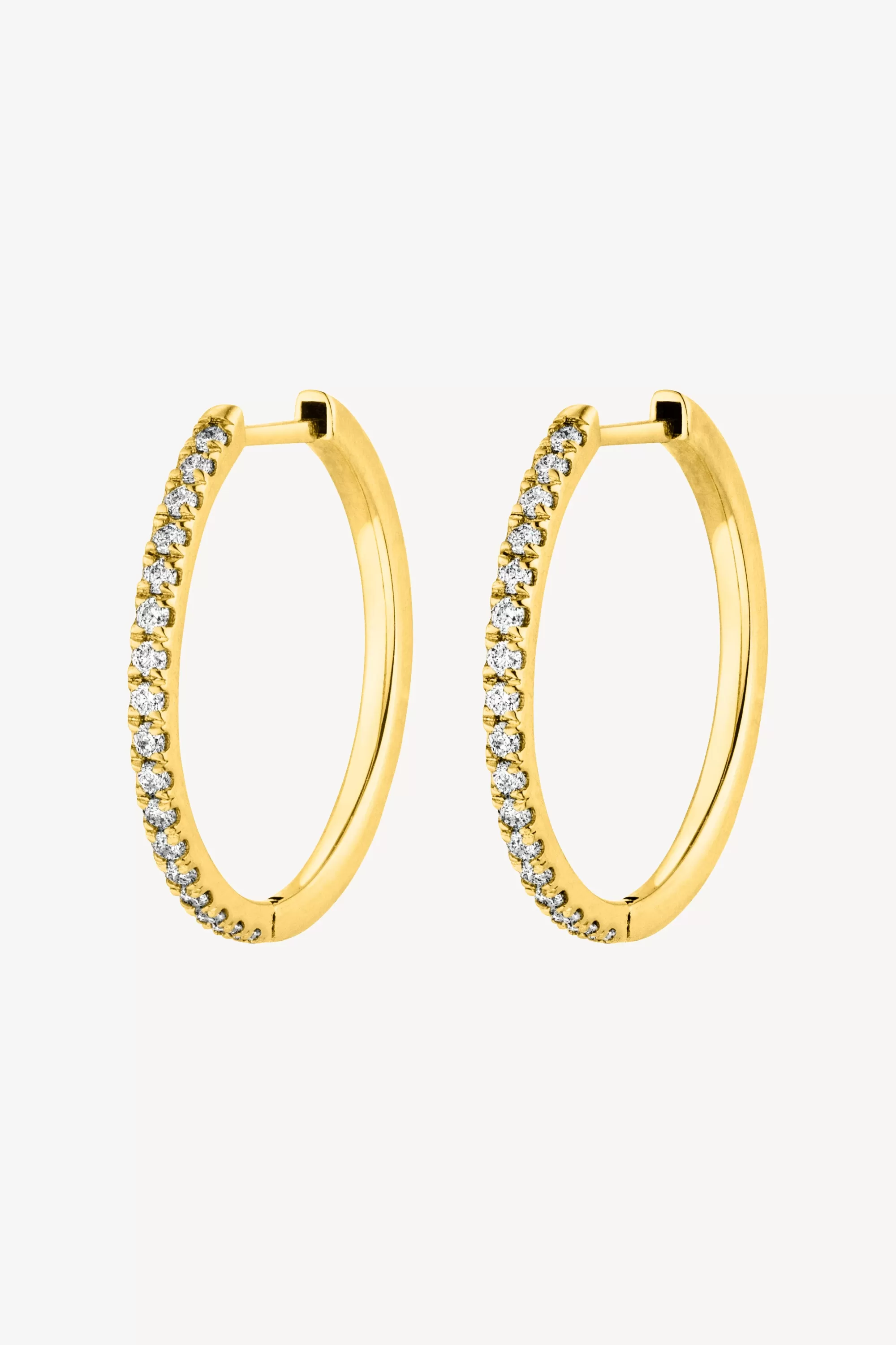 Frauen Nina Kastens Jewelry Hoops Diamond Aus Gelbgold