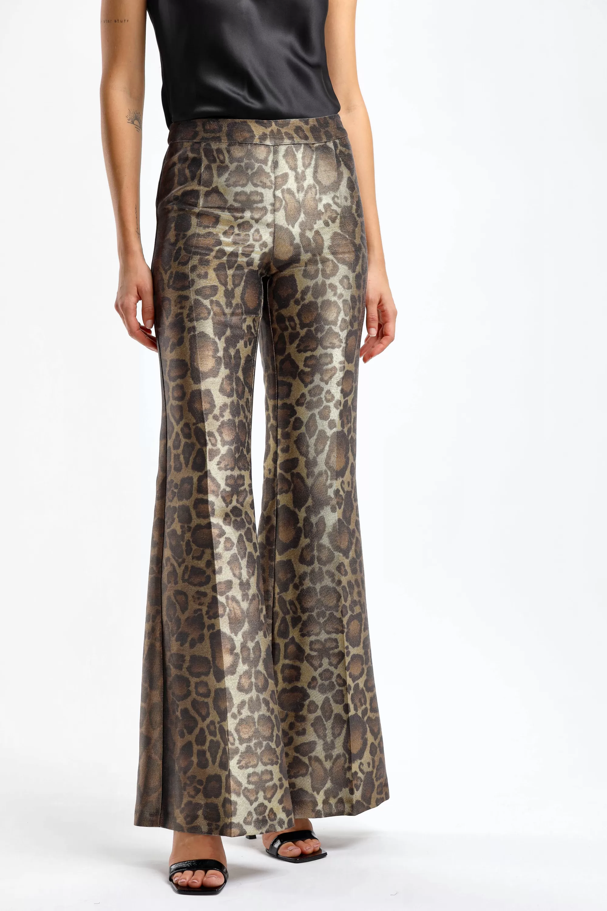 Frauen DMN Hose Angelina In Leopard