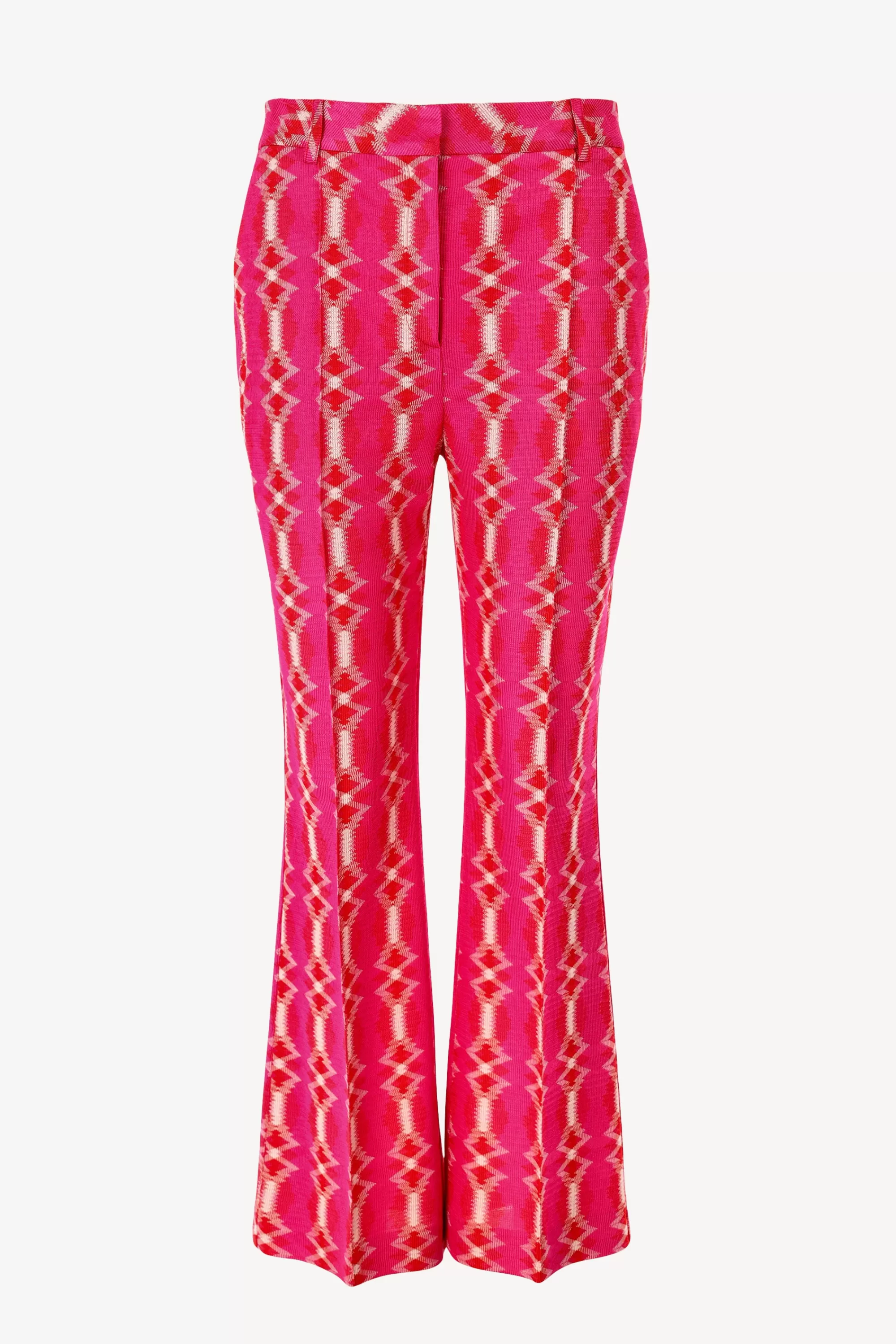 Frauen Missoni Hose Bootcut In Magenta/Rot