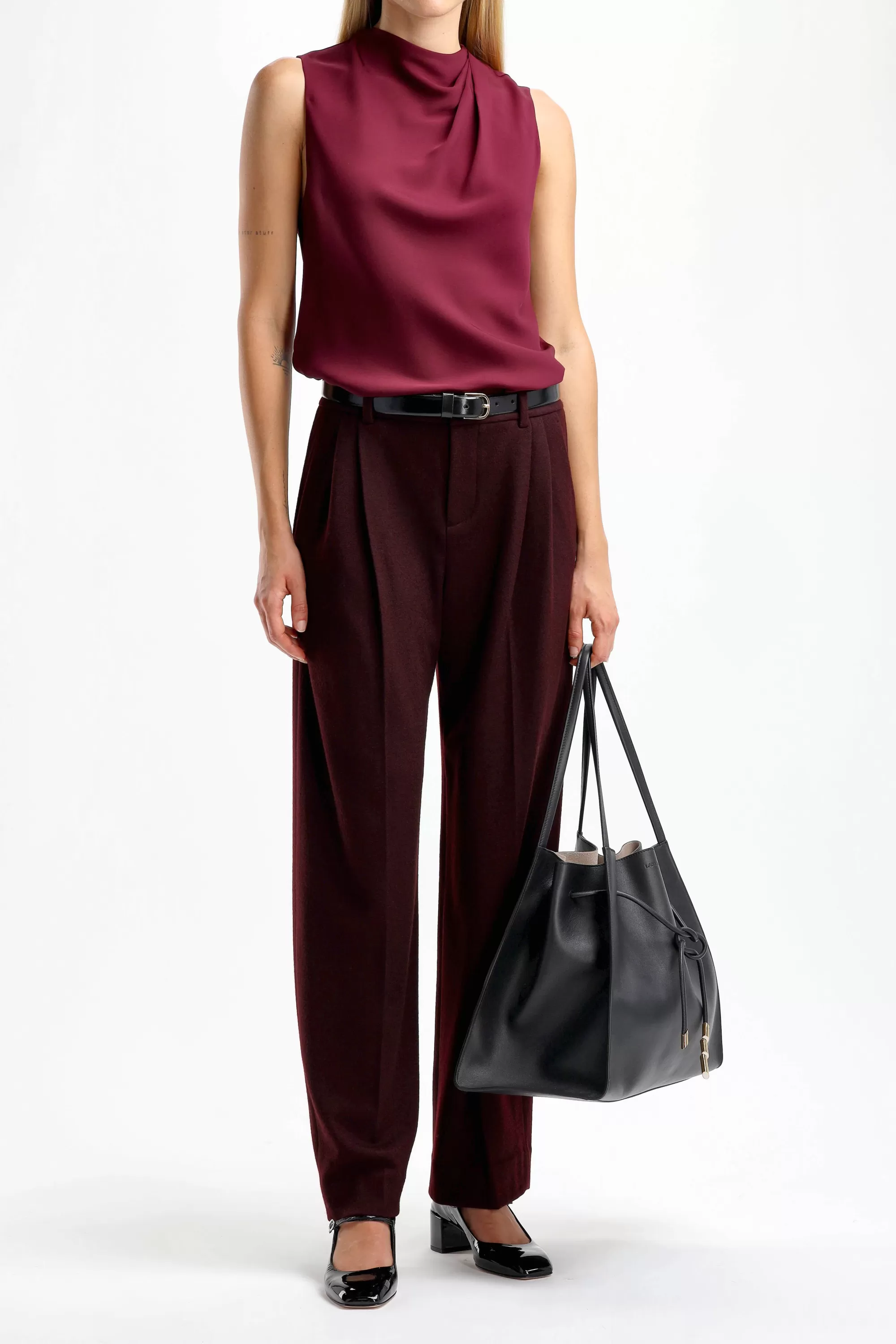 Frauen Vince Hose Cozy In Cherry Wine