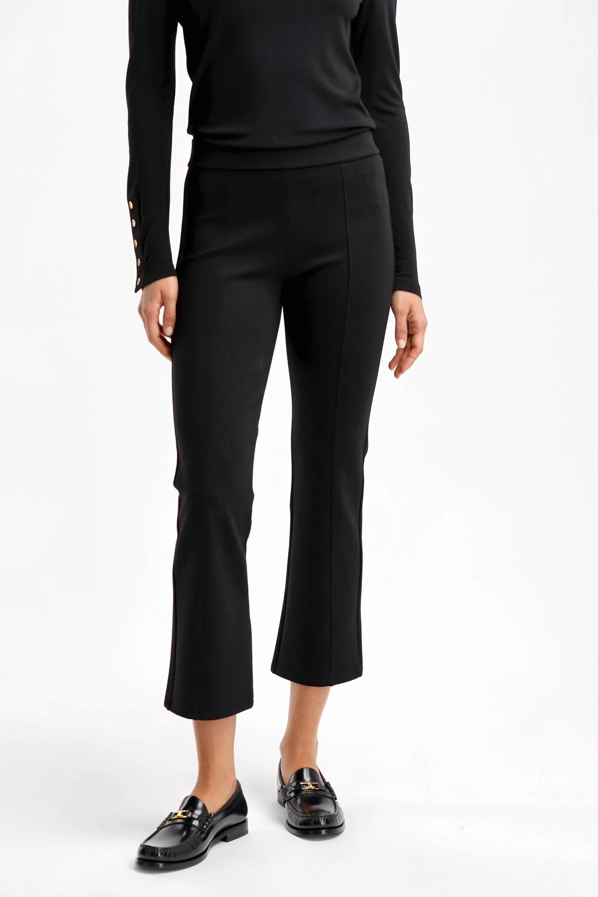 Frauen Tory Burch Hose Flared In Schwarz