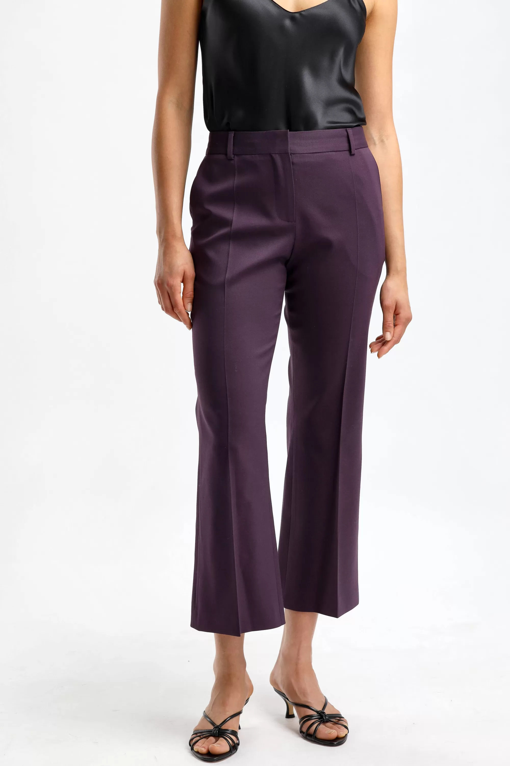 Frauen Altuzarra Hose Fossett In Aubergine