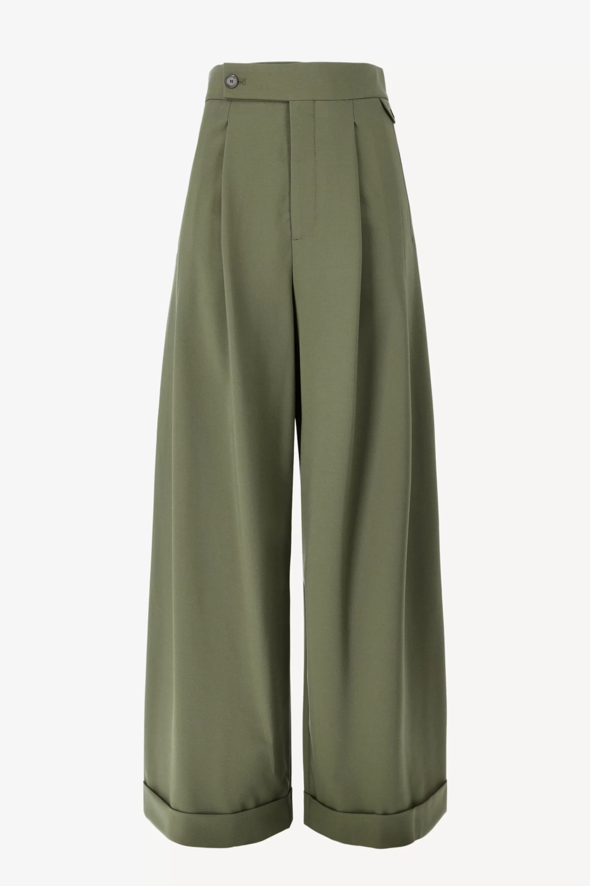 Frauen Closed Hose Hanbury In Industrial Green