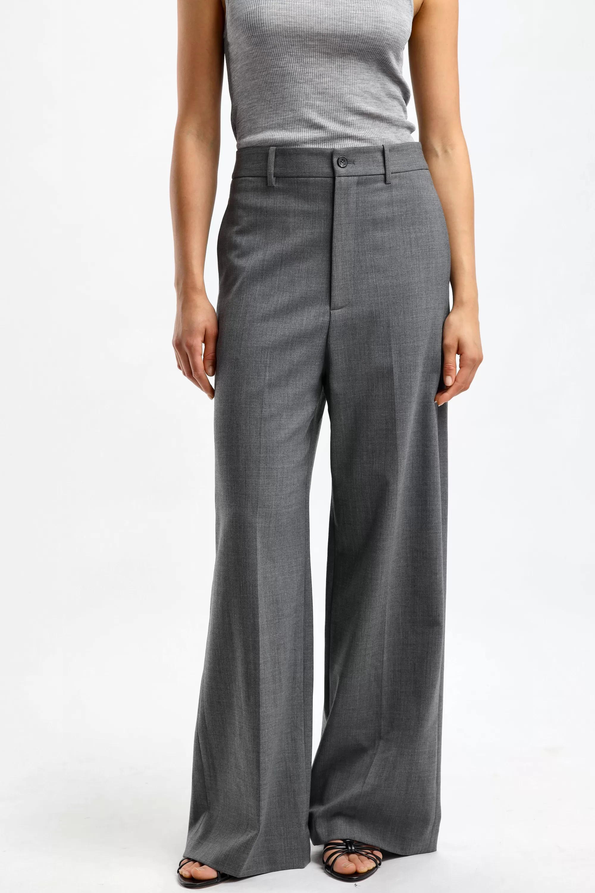 Frauen Nili Lotan Hose Johan In Heather Grey