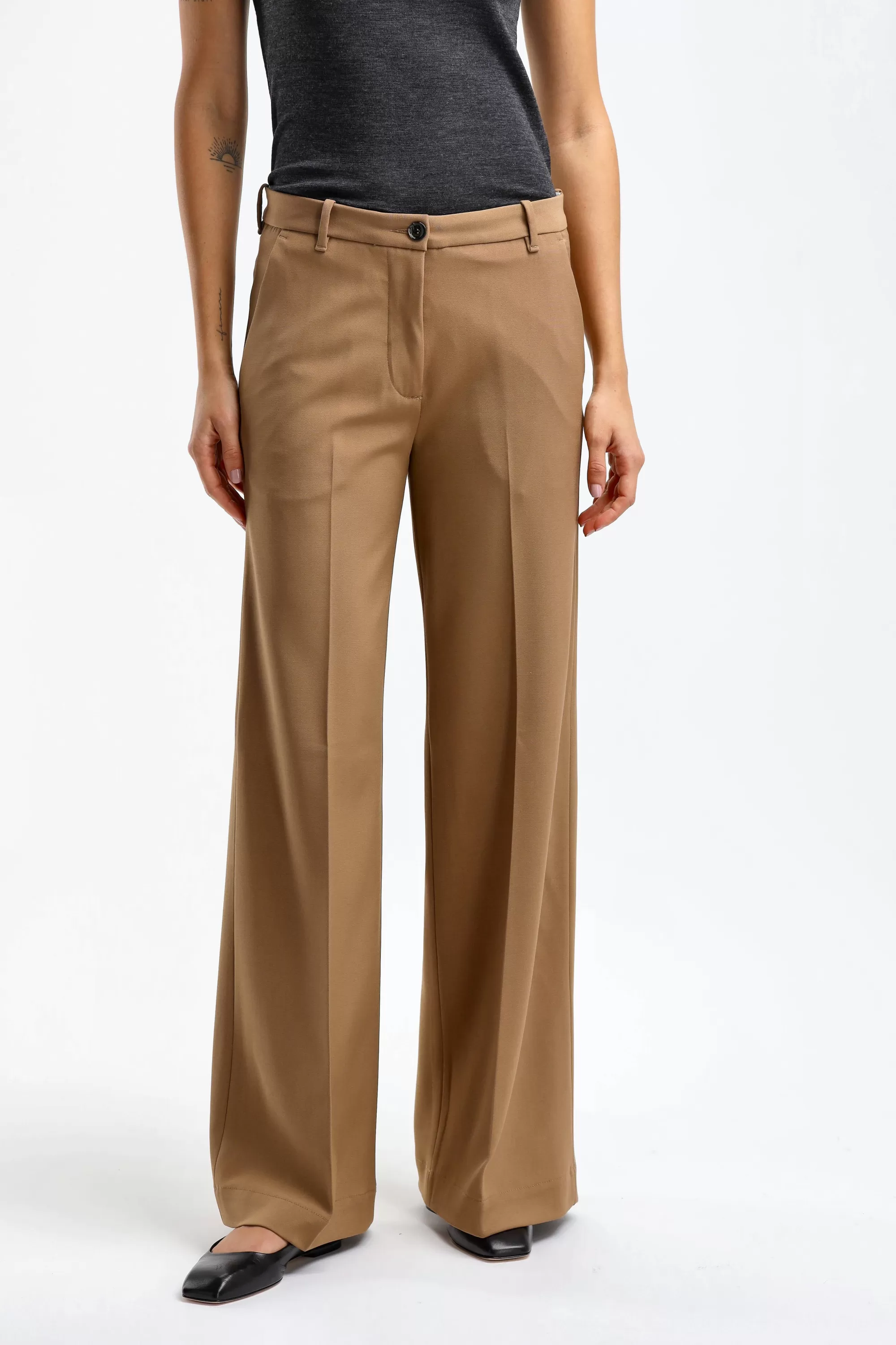 Frauen Nine In The Morning Hose Nadia In Camel