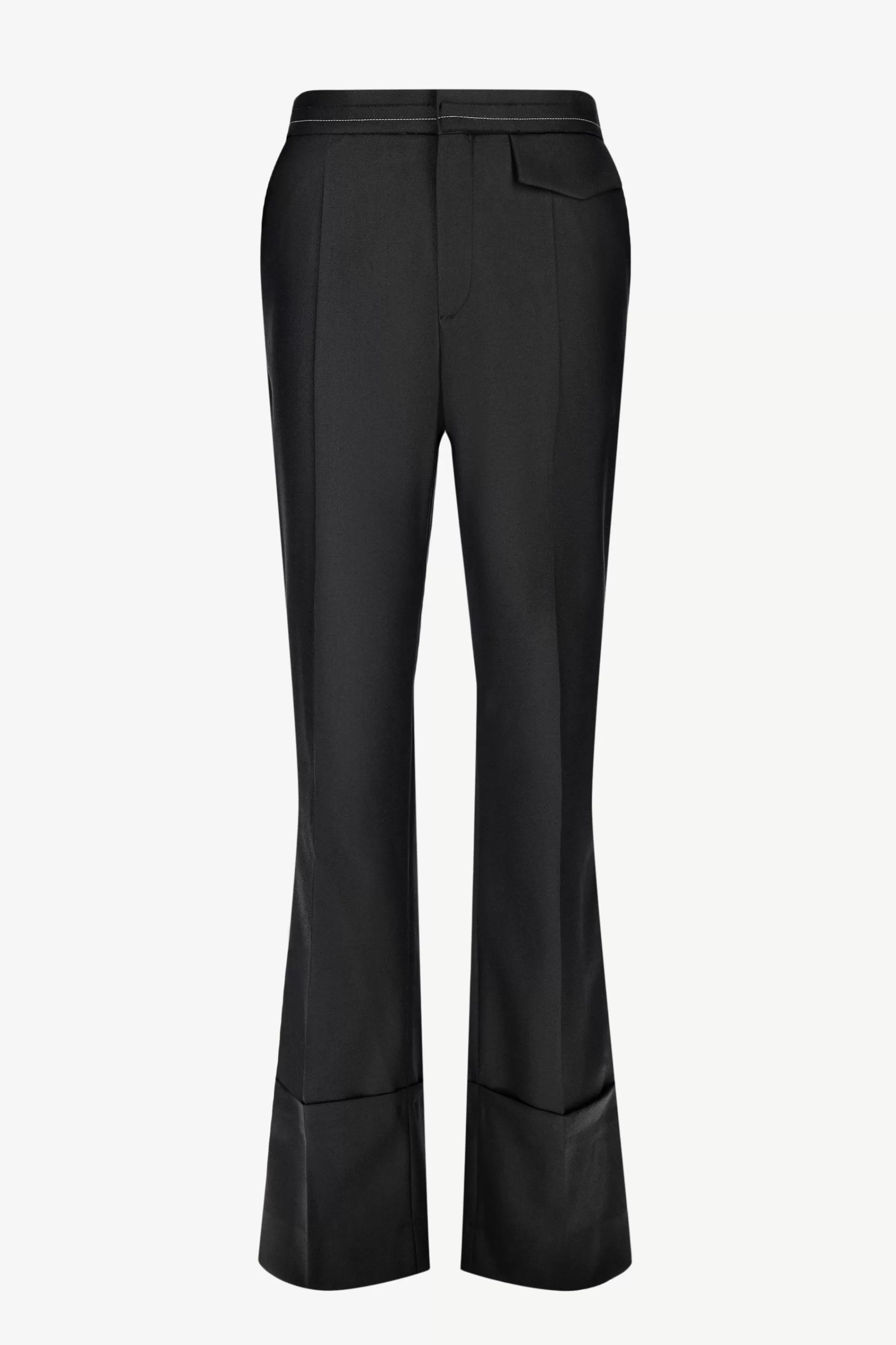 Frauen Victoria Beckham Hose Slim Kick In Schwarz