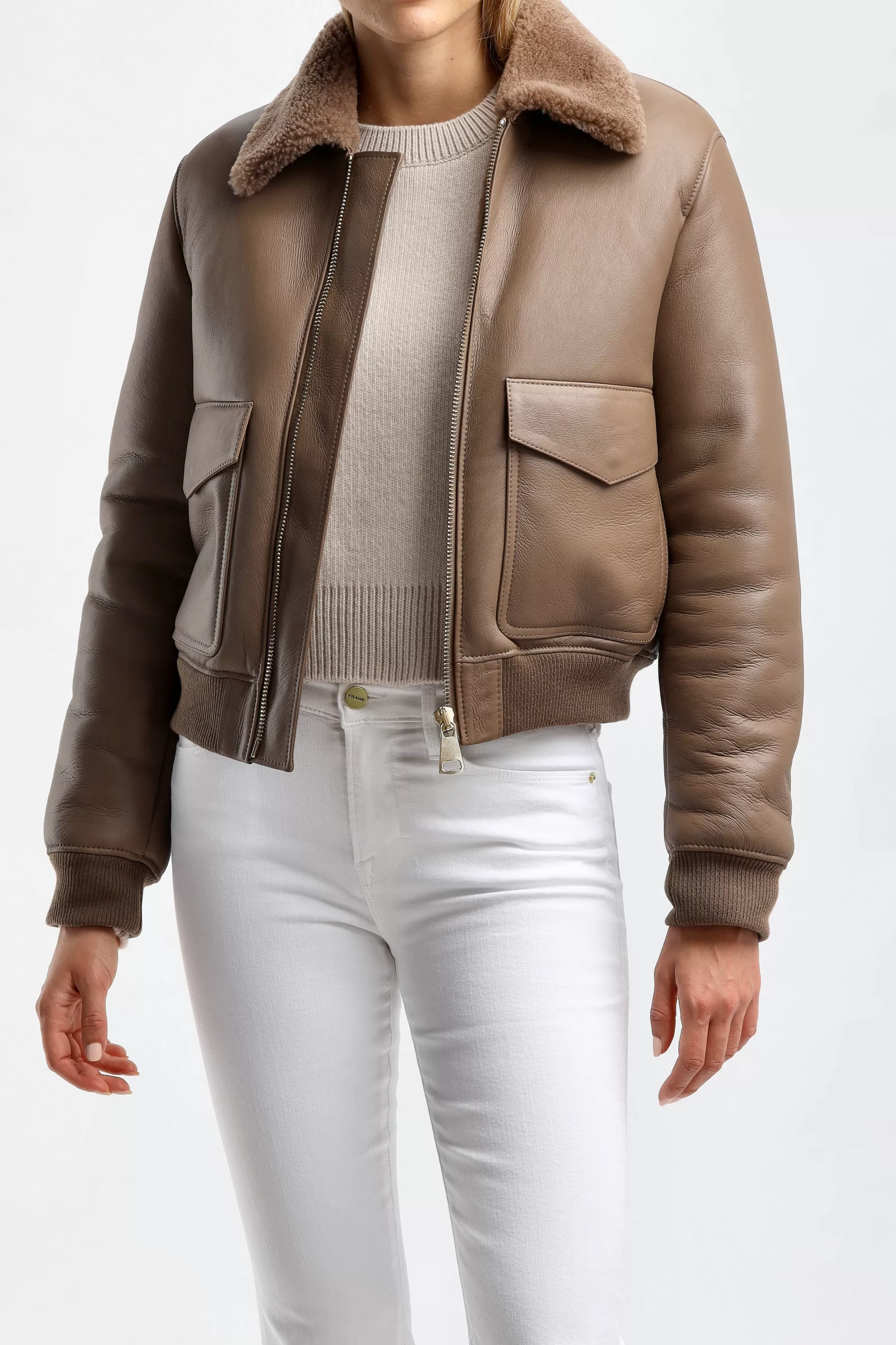 Frauen Jadia Jacke Cara In Chestnut