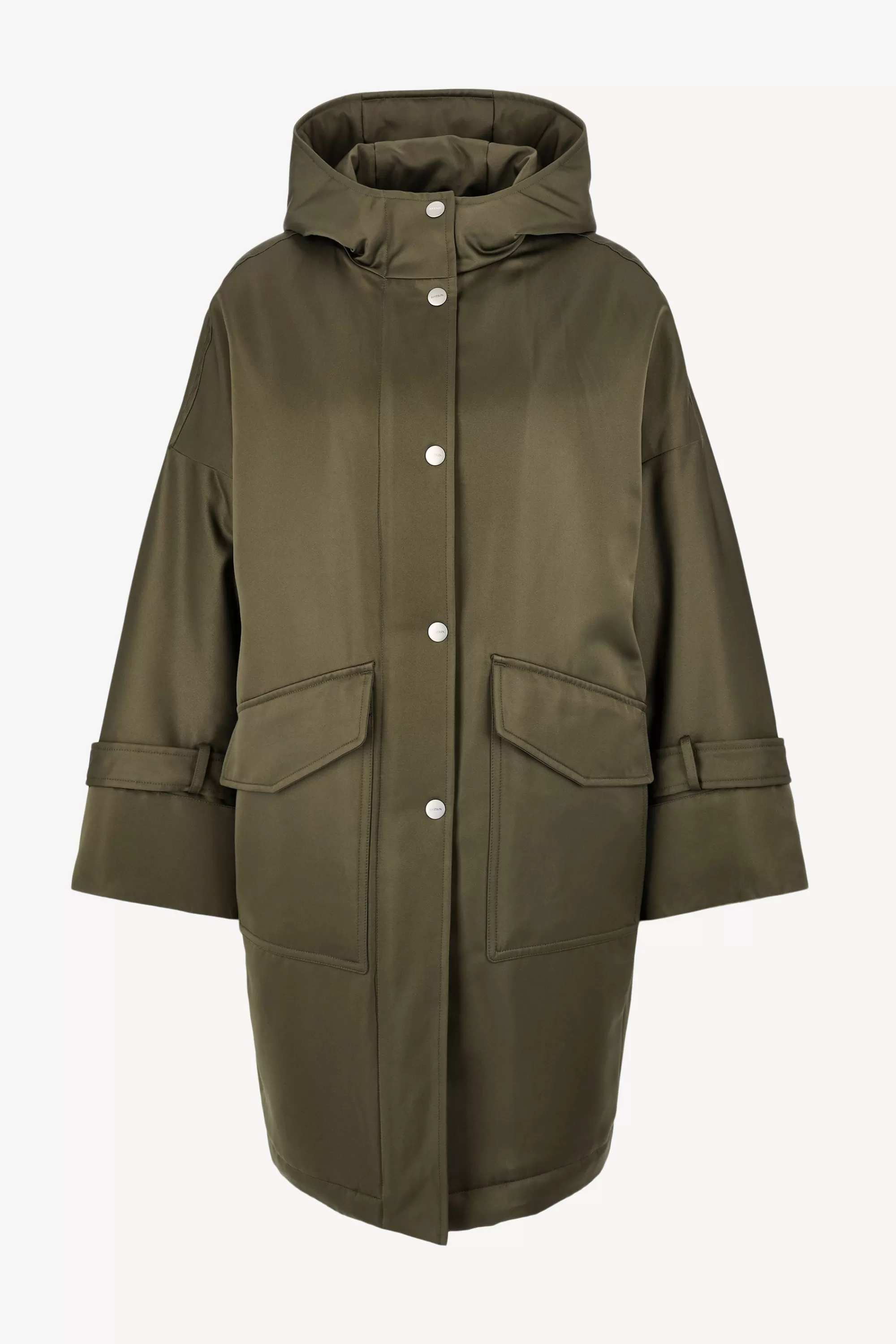 Frauen Ahirain Jacke Parka Techno In Martini Olive