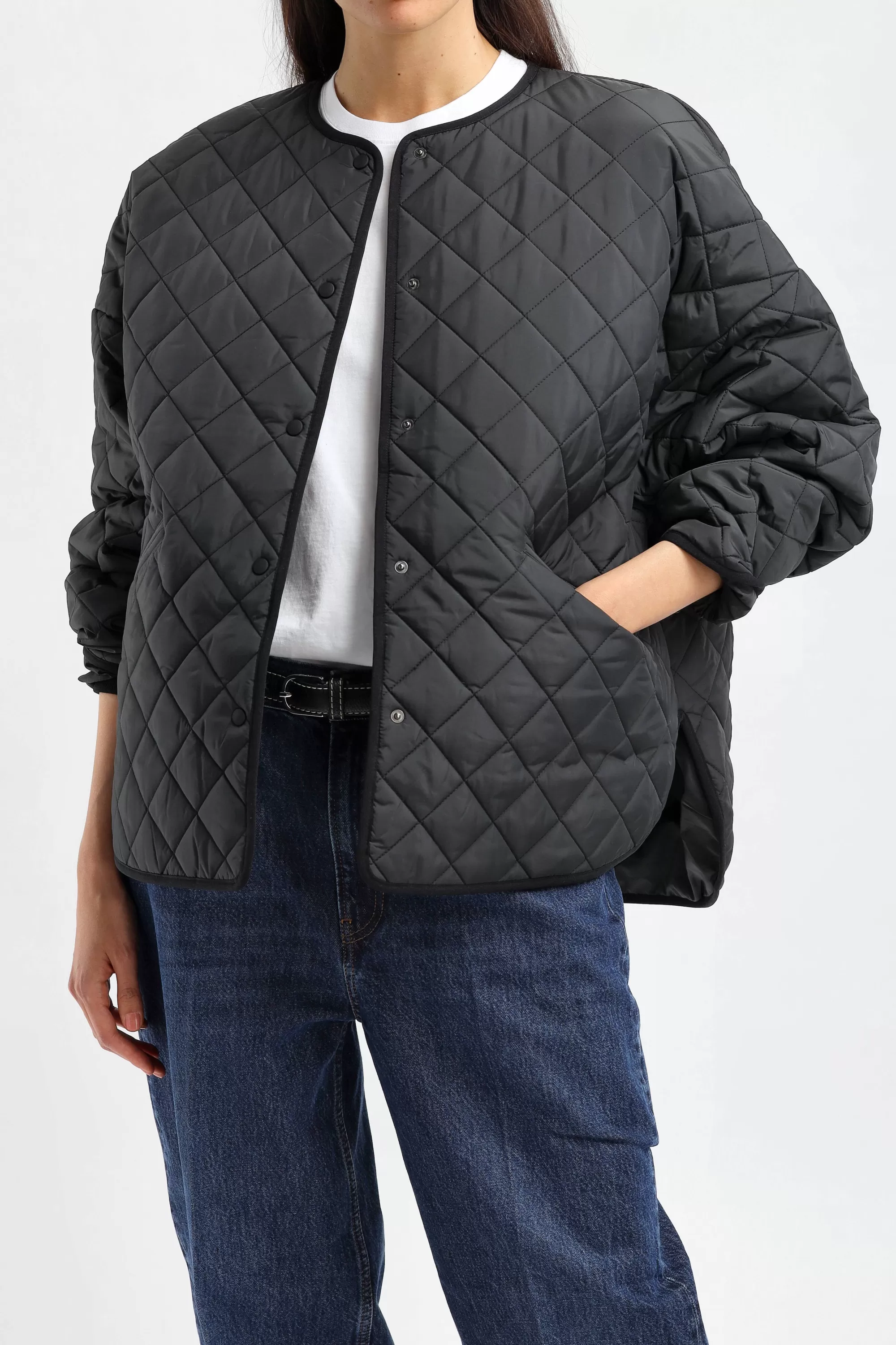 Frauen Toteme Jacke Quilted In Schwarz