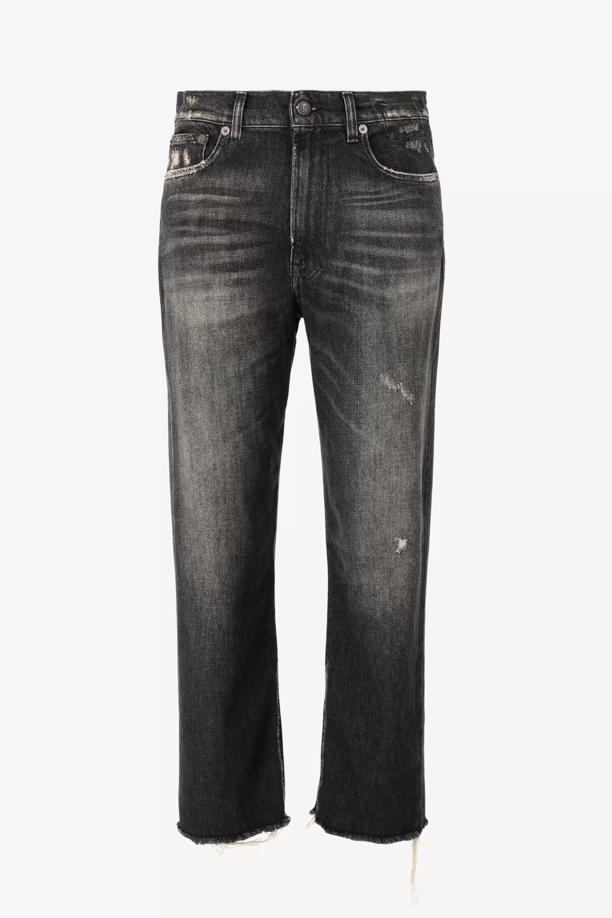 Frauen R13 Jeans Boyfriend In Abbey Black