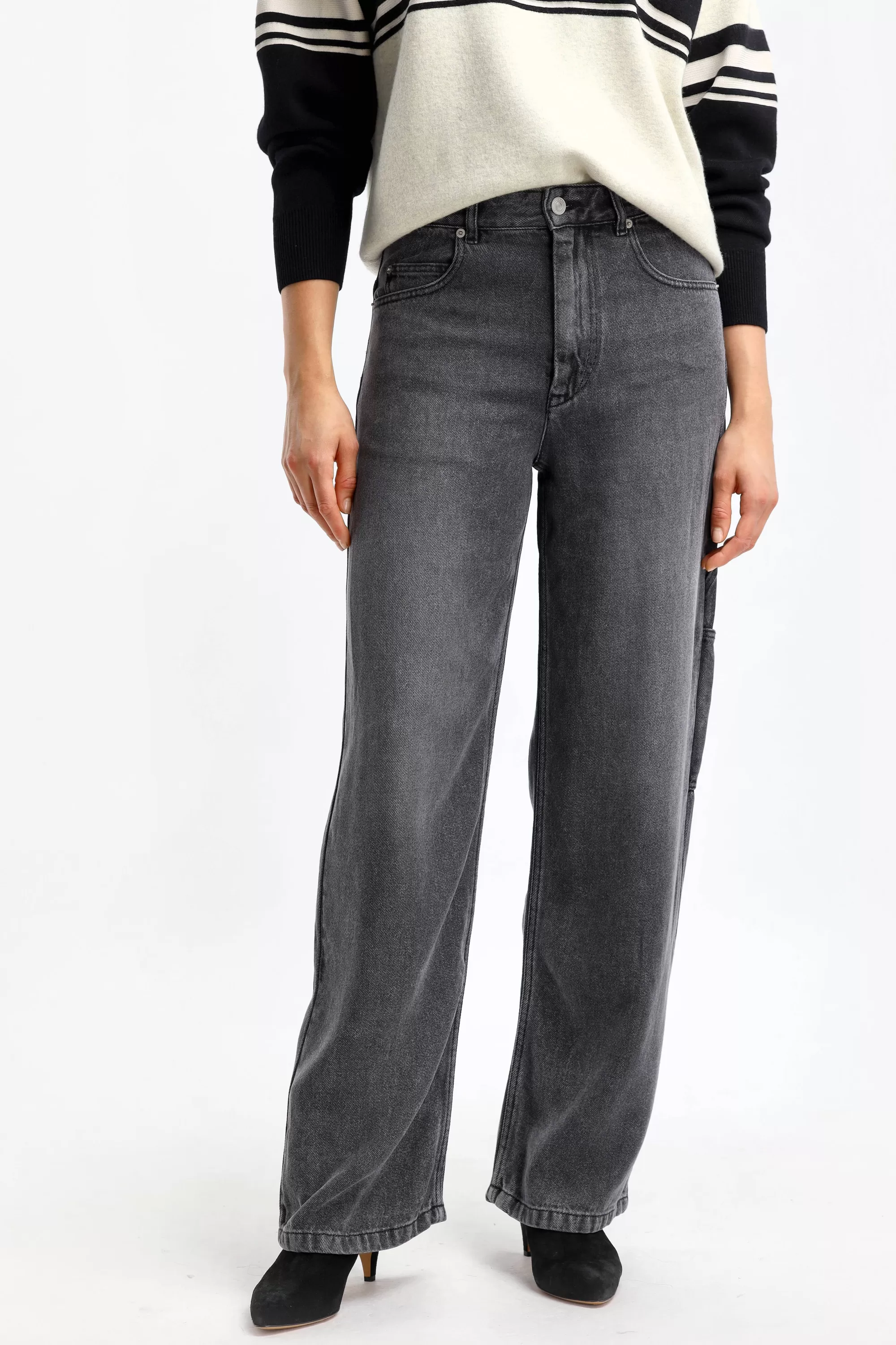 Frauen Marant Etoile Jeans Bymara In Grau