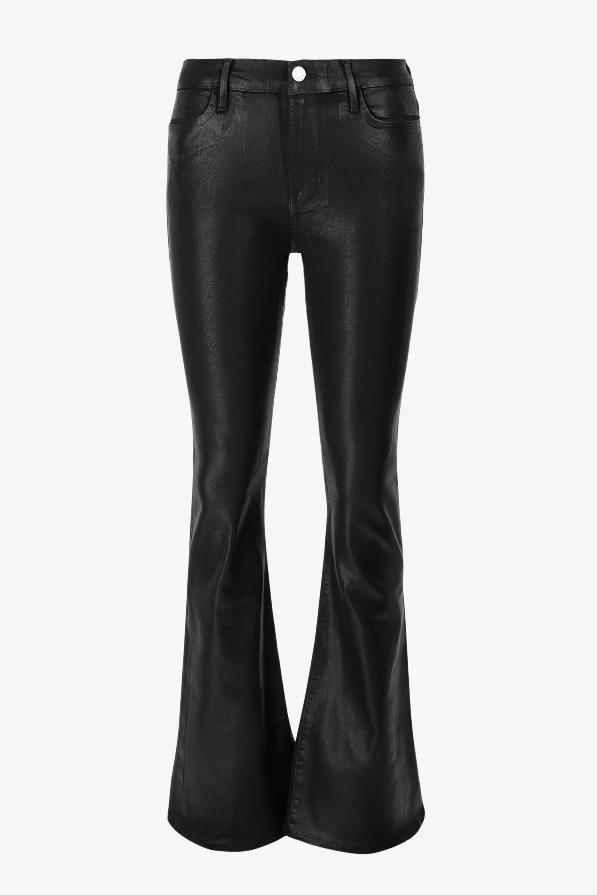 Frauen Frame Jeans Le High Flare In Schwarz