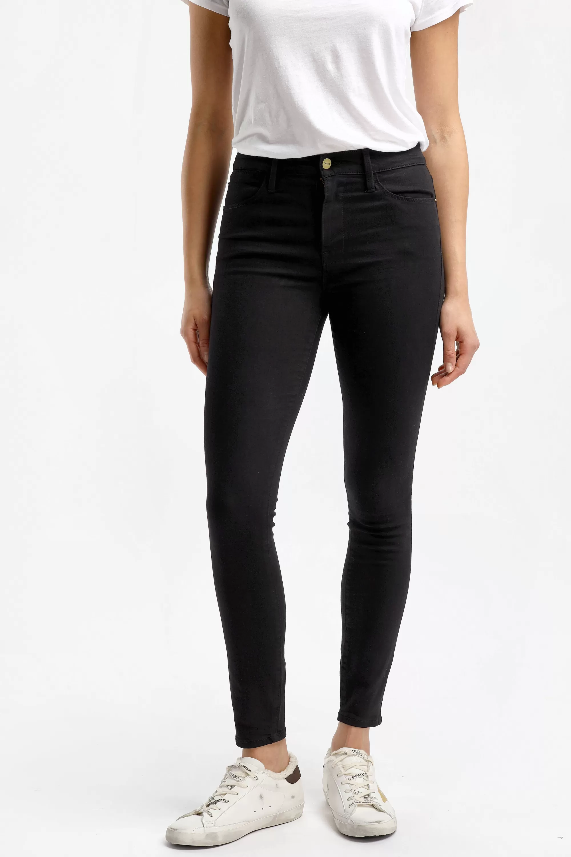 Frauen Frame Jeans Le High Skinny In Film Noir