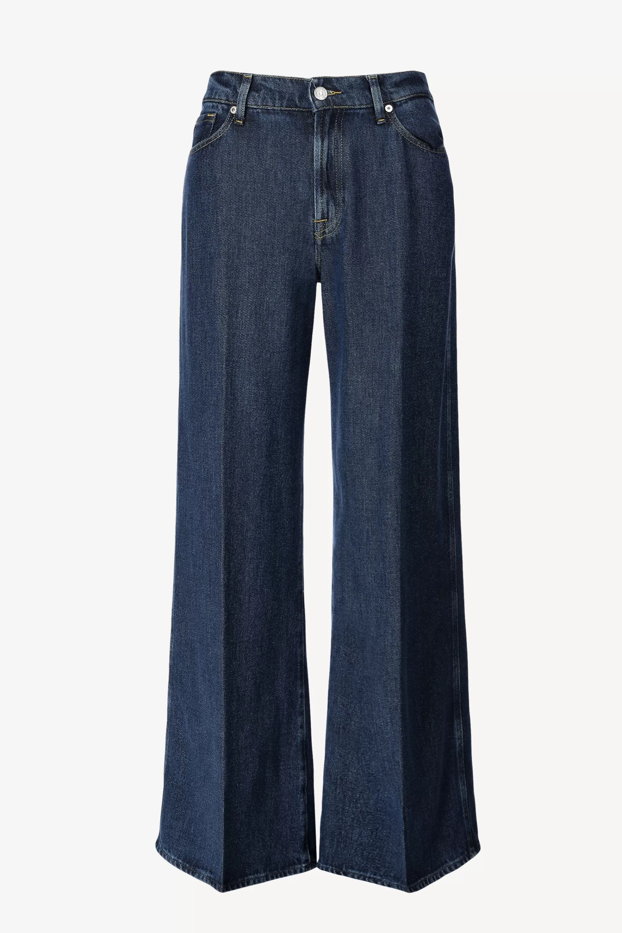 Frauen 7 For All Mankind Jeans Lotta Bluenote In Mid Blue