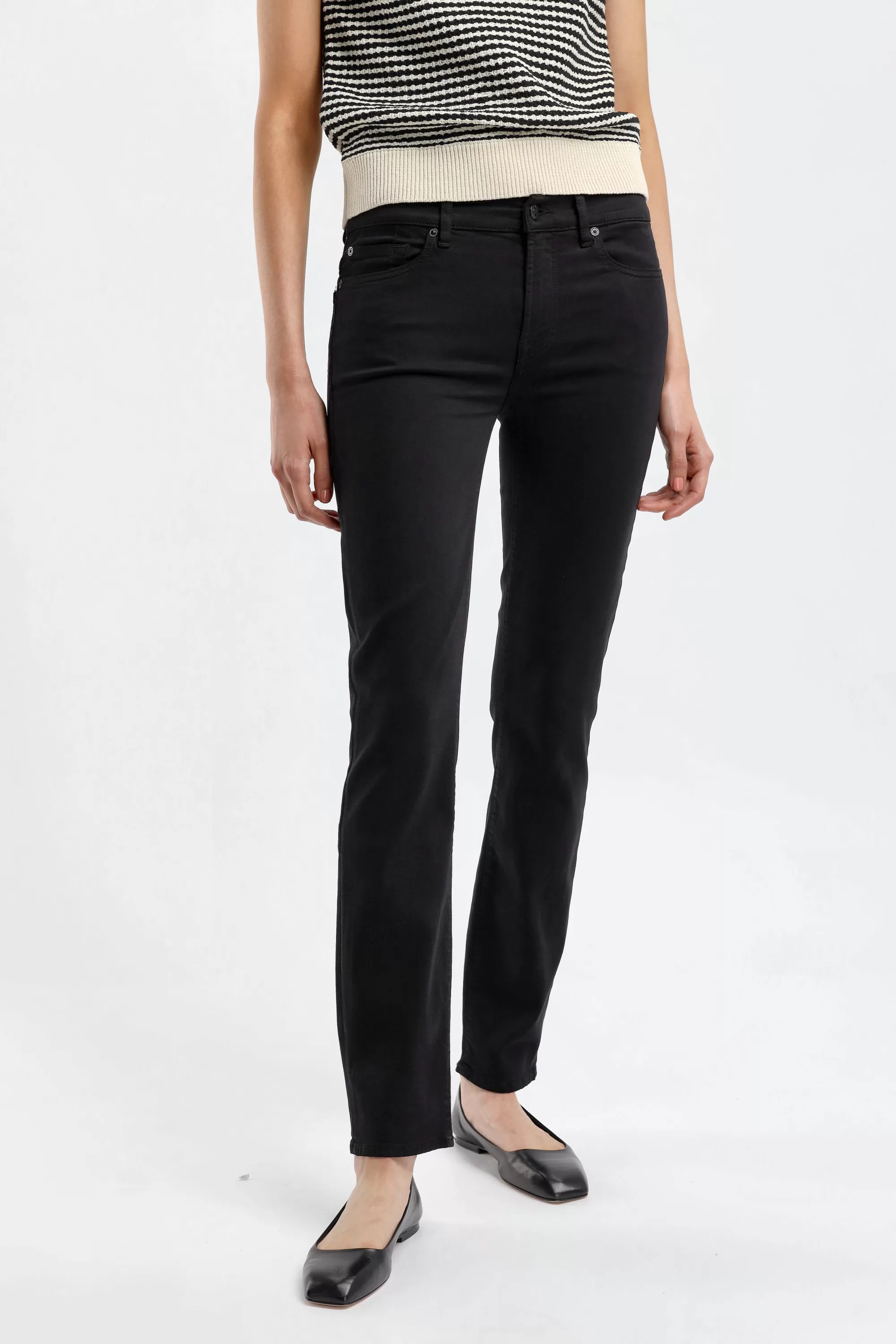 Frauen 7 For All Mankind Jeans Roxanne Bair In Schwarz