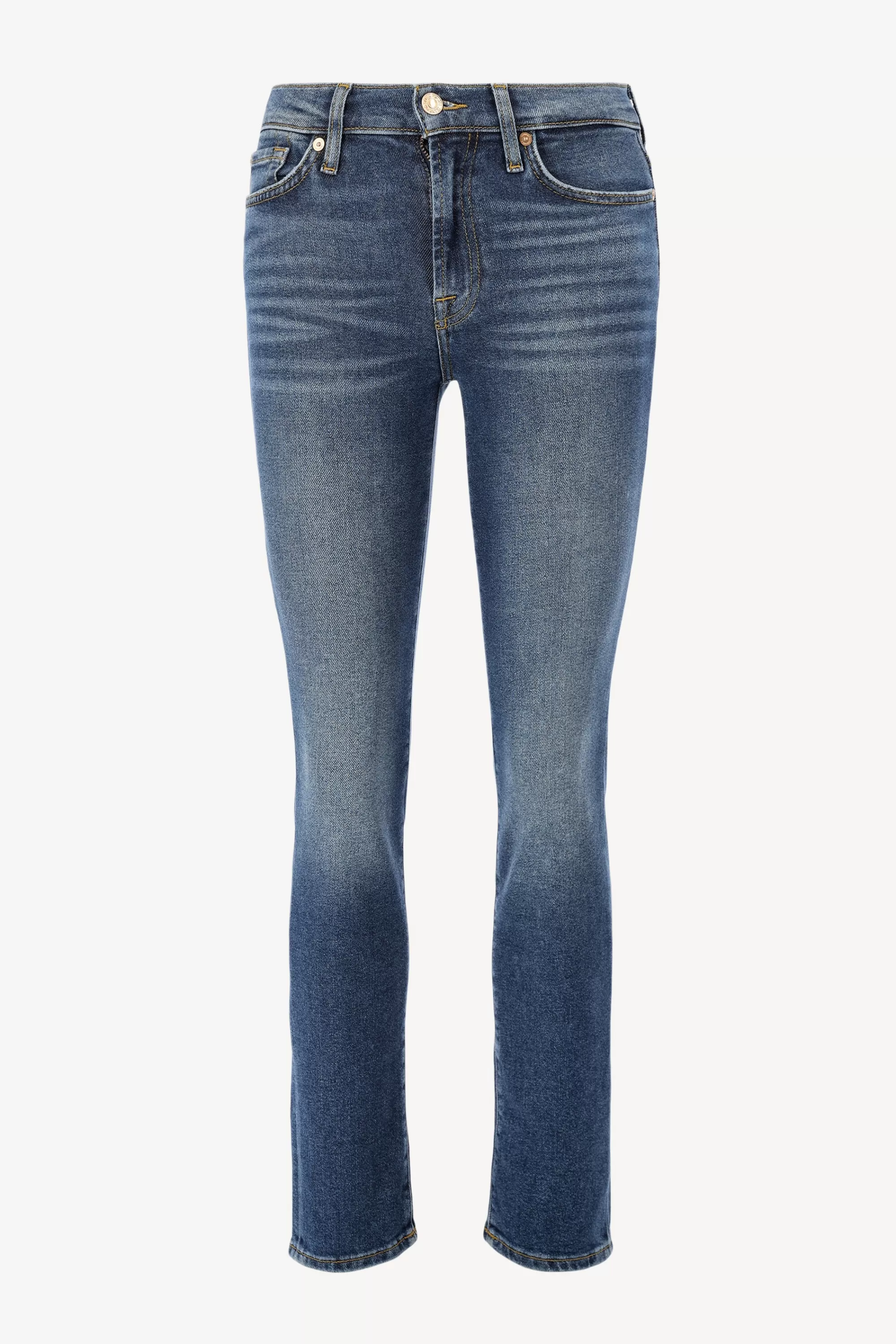 Frauen 7 For All Mankind Jeans Roxanne Luxe In Dark Blue