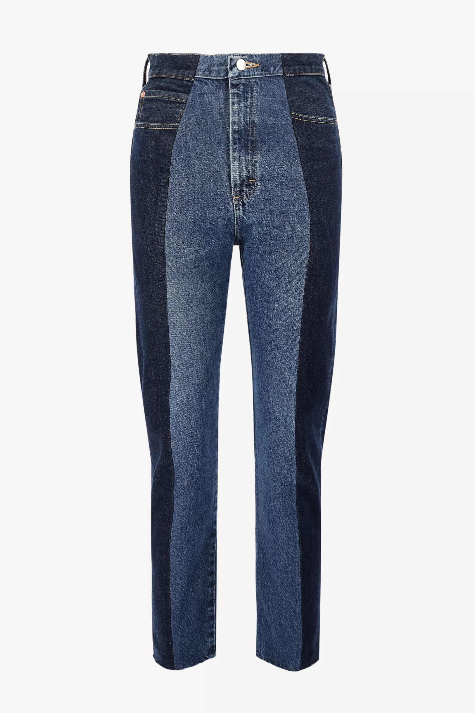 Frauen E.L.V. Denim Jeans Straight In Mid/Dark Blue