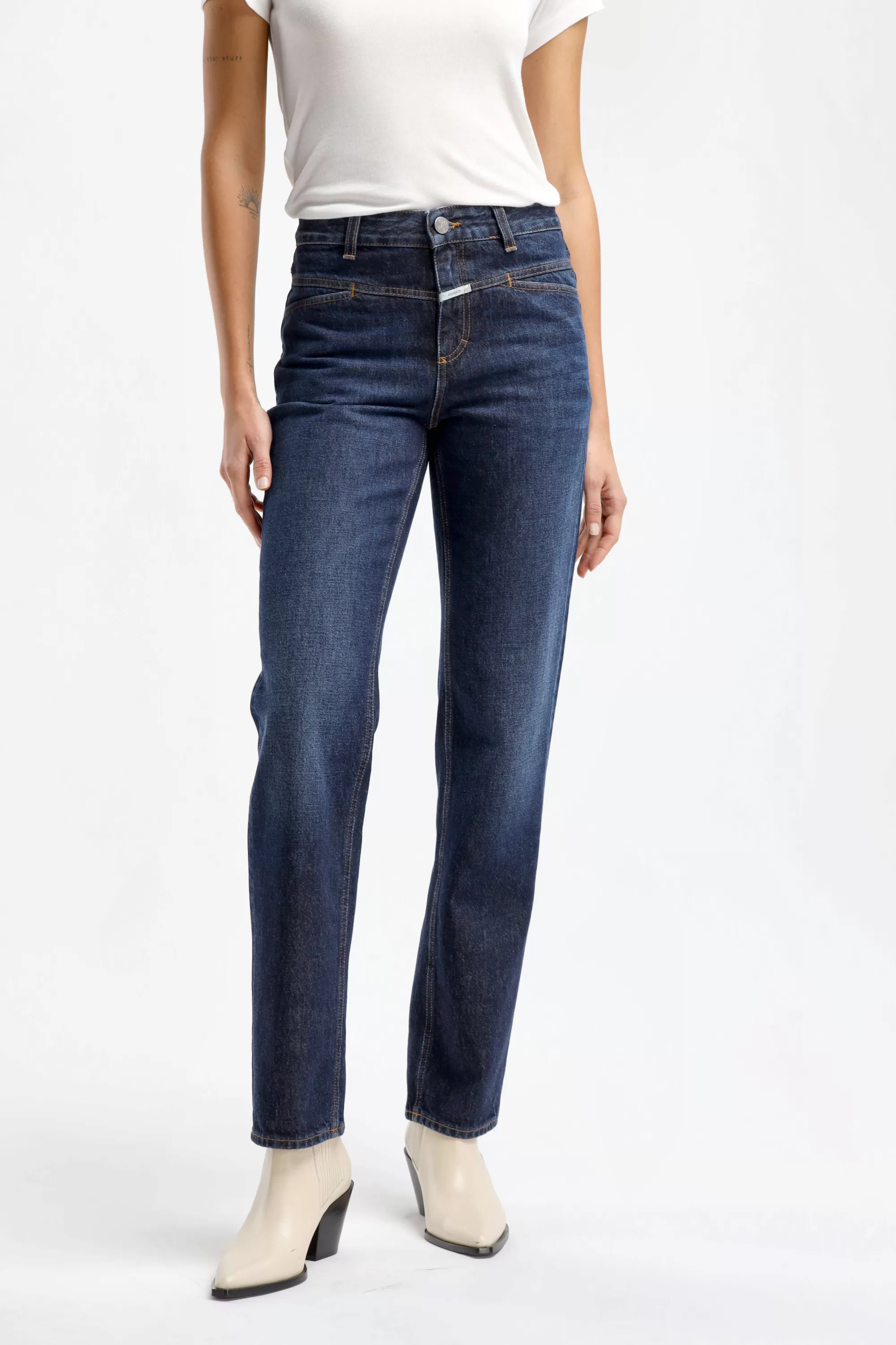 Frauen Closed Jeans Straight-X In Dark Blue